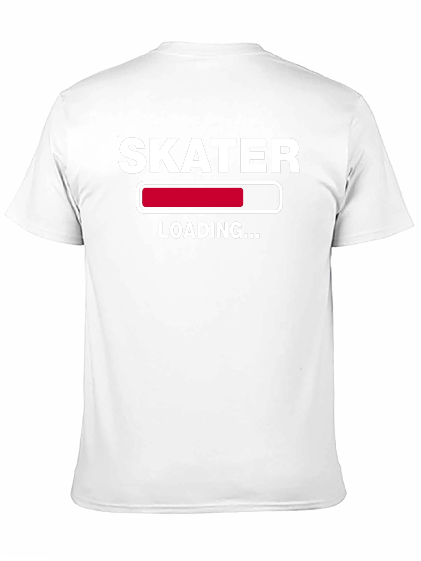 Black Skater Loading T-Shirt - Funny Graphic Tee view 11
