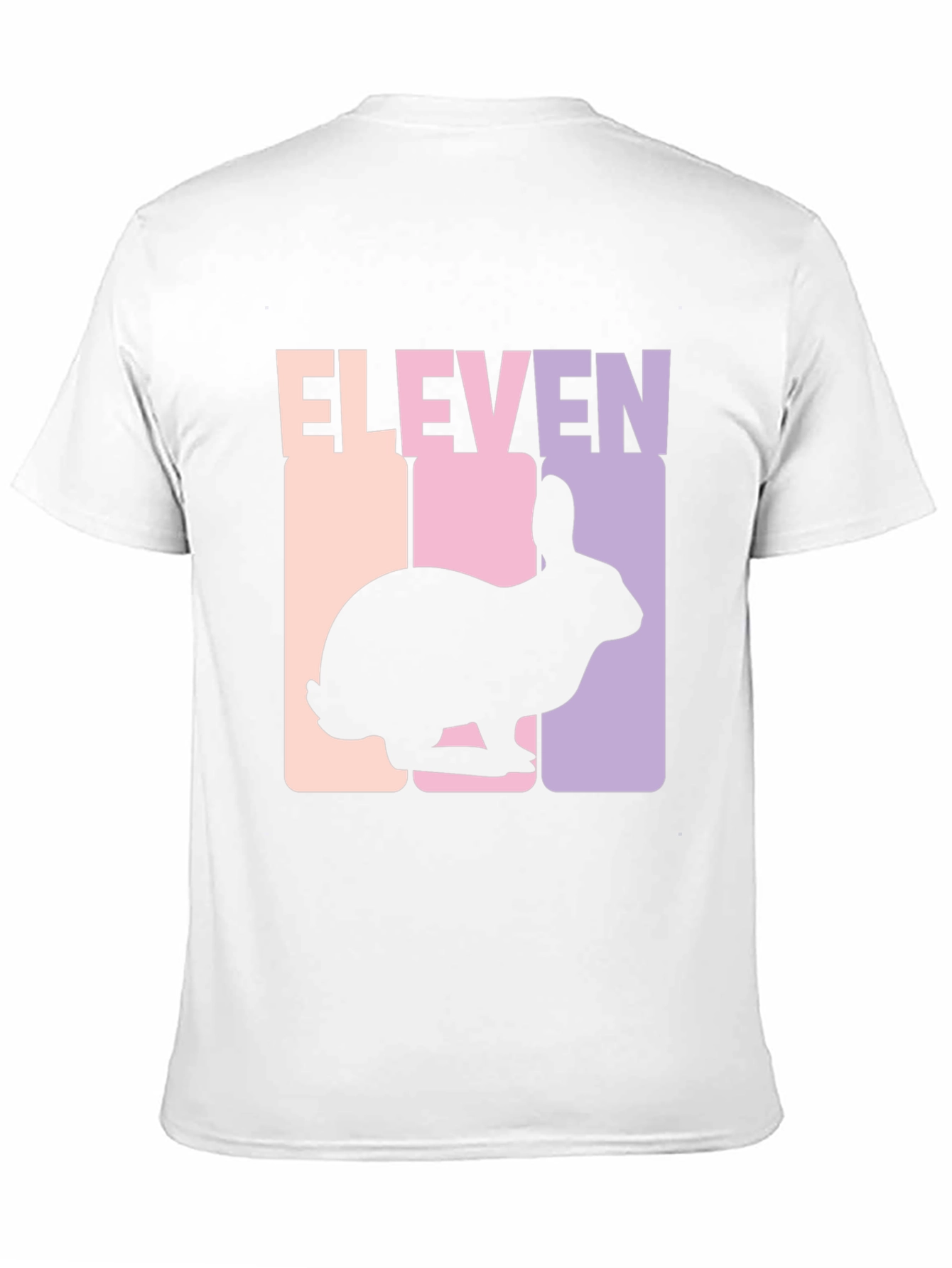 Black Eleven Rabbit Graphic Tee - Black Cotton Blend T-Shirt view 11