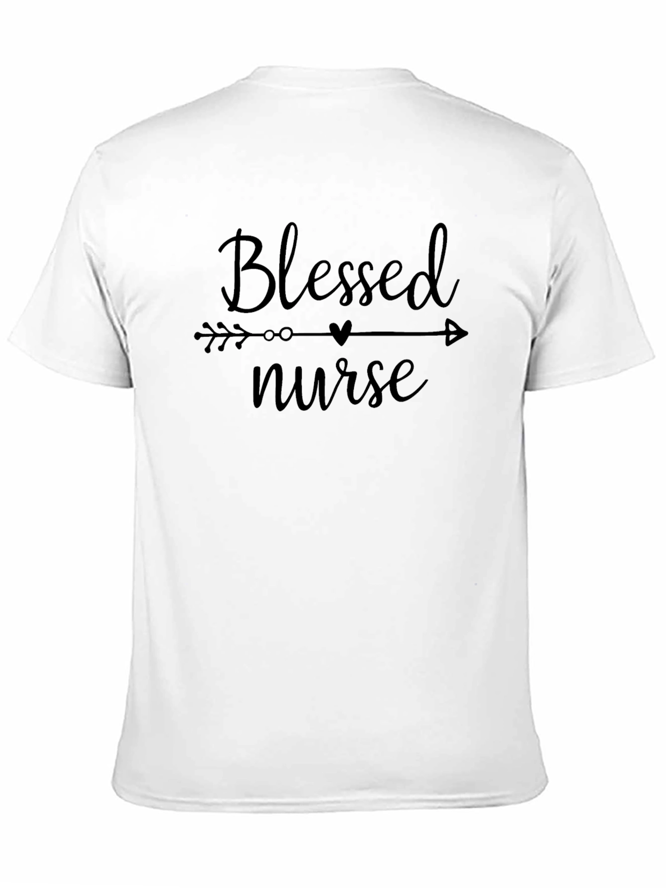 Black Blessed Nurse Graphic Tee - Stylish Comfort view 11