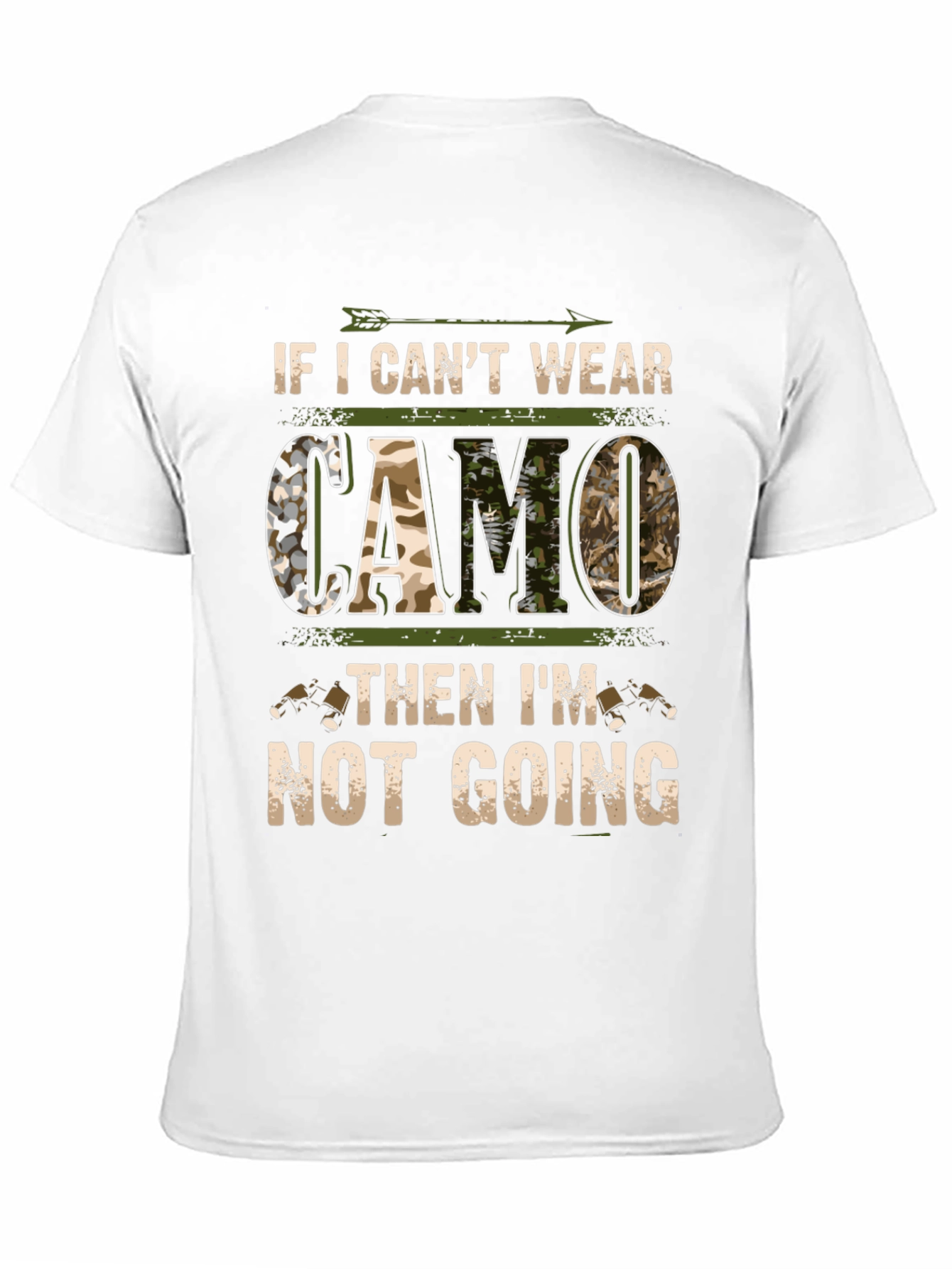 Black Camo Lover Tee: If I Can't Wear Camo... view 11
