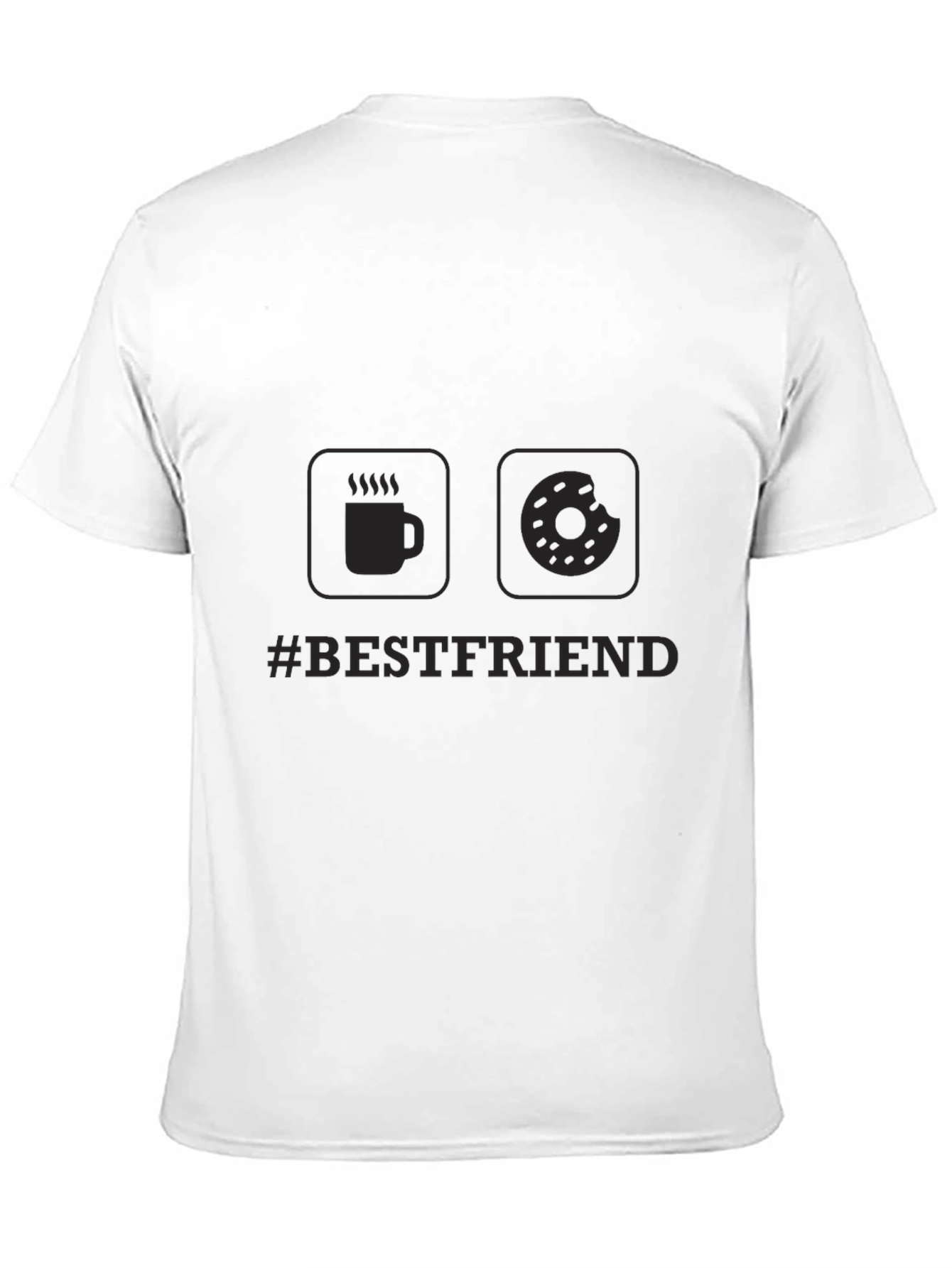 Black Bestfriend Coffee & Donut T-Shirt view 11
