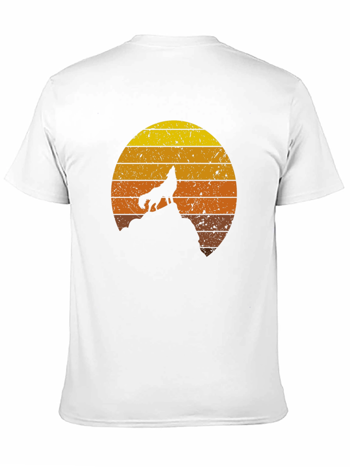 Black Wolf Sunset Graphic Tee - Unisex view 11