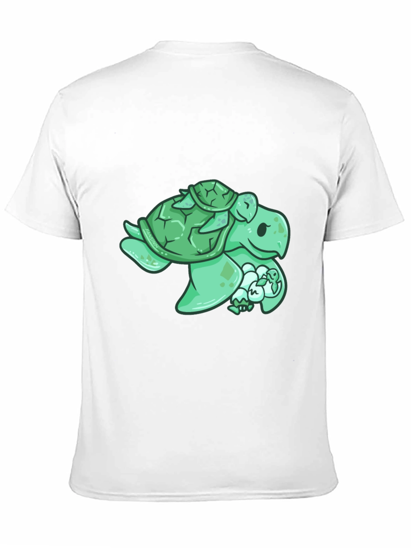 Black Turtle Family Graphic Tee - Cute Animal Lover Shirt view 11