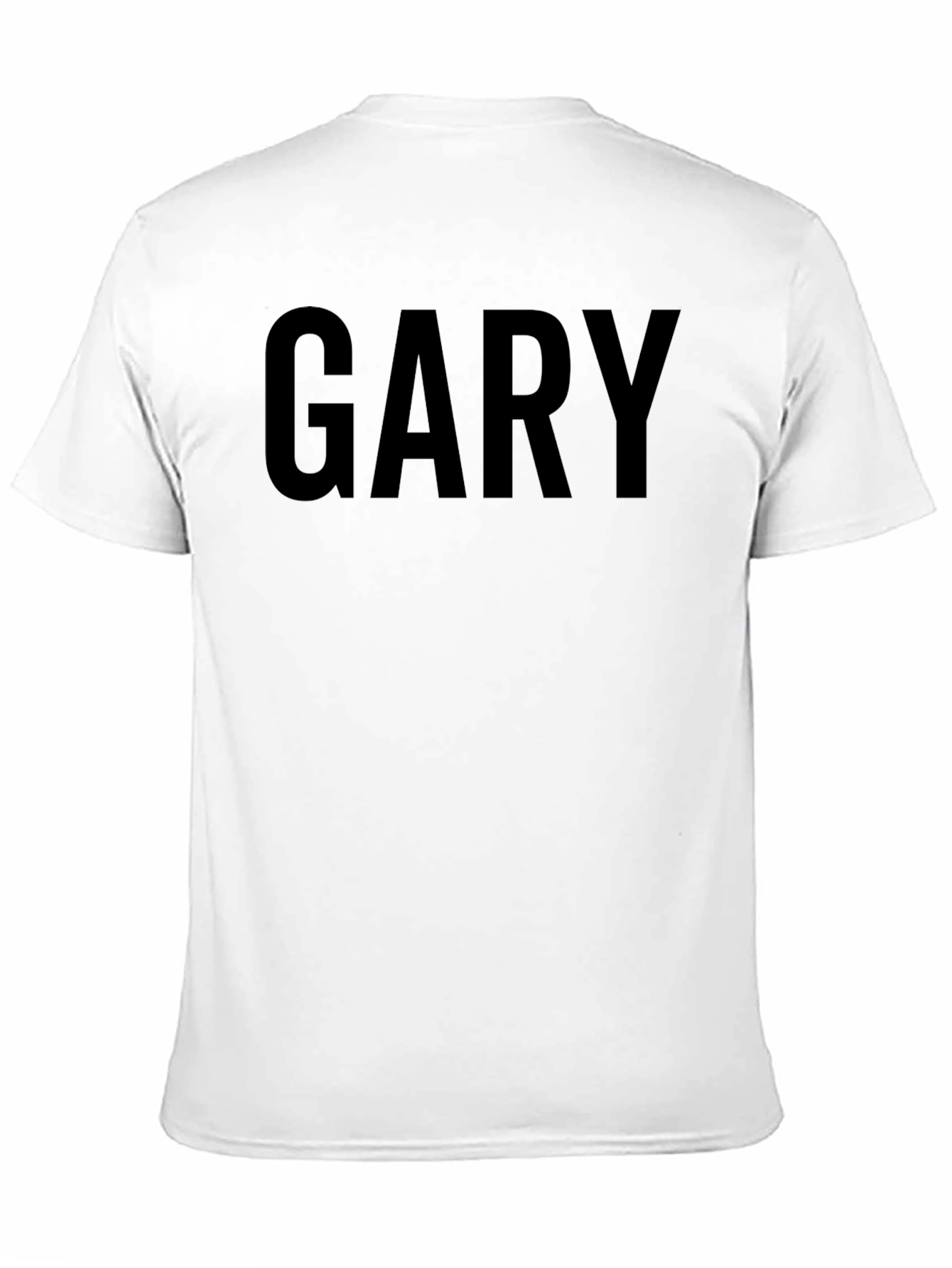 Black Men's Black "Gary" Graphic Tee - Casual Wear view 11