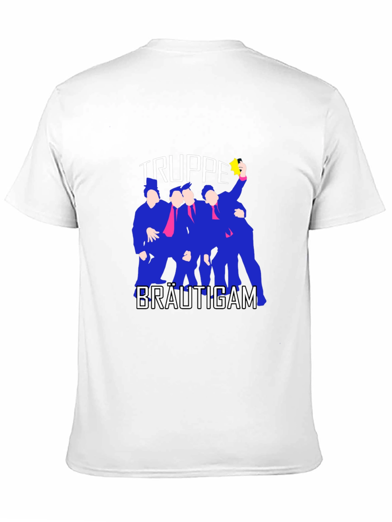 Black Bridegroom Squad T-Shirt - Party Apparel view 11