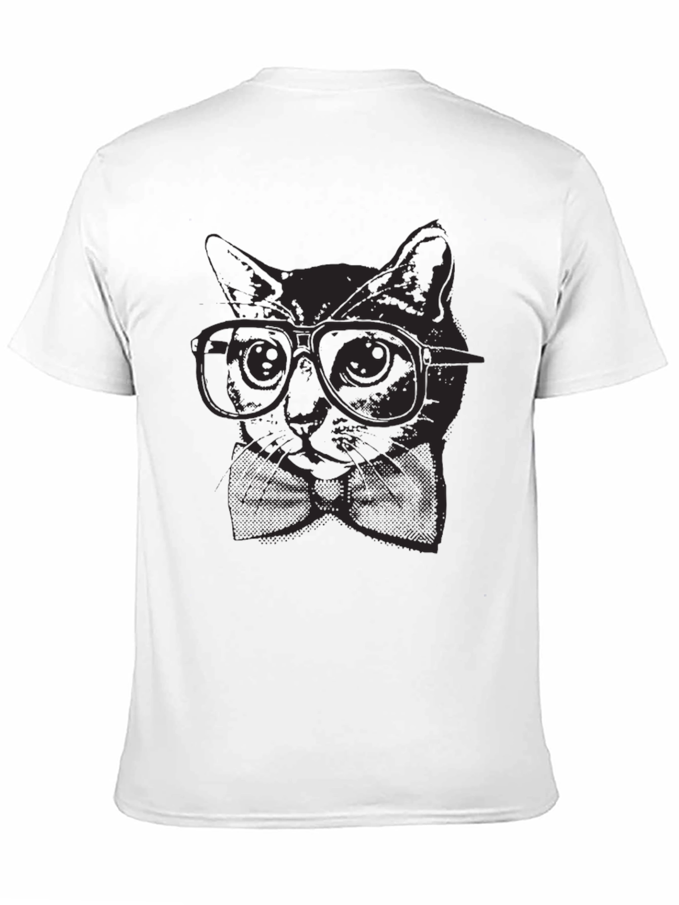 Black Cool Cat Graphic Tee - Stylish & Unique Design view 11