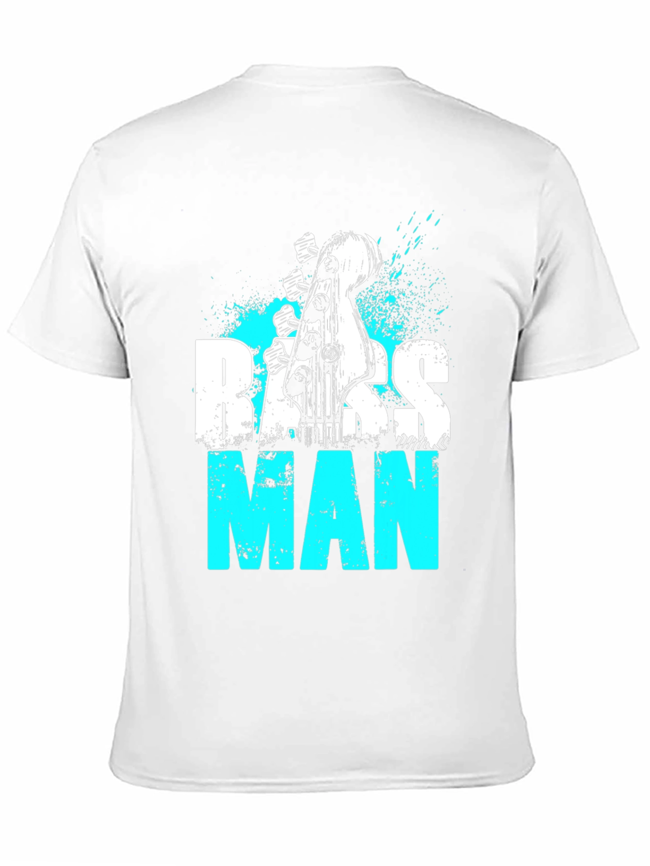 Black Bassman Graphic Tee - Musician T-Shirt view 11