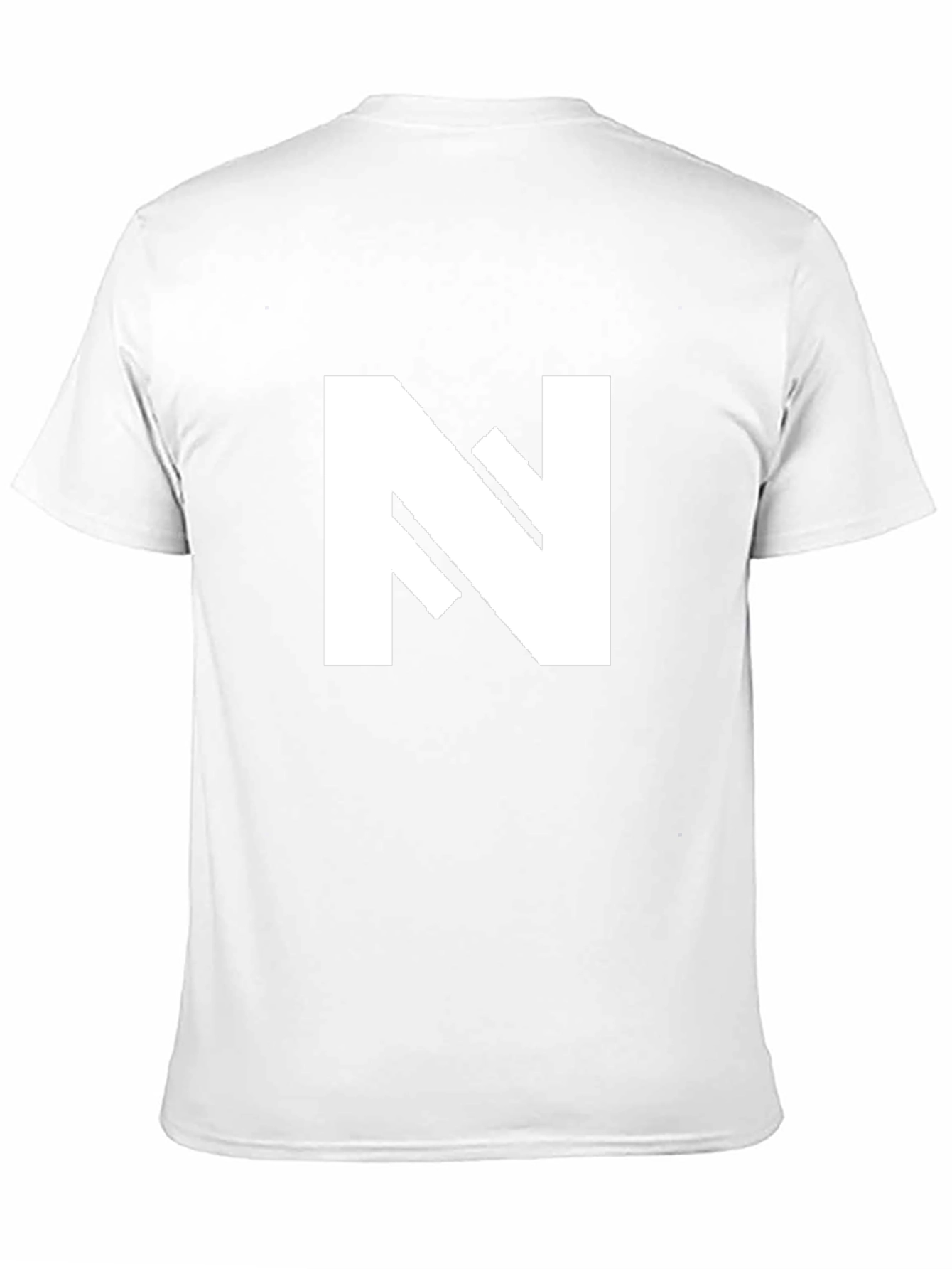 Black Bold Black T-Shirt with White 'N' Logo view 11