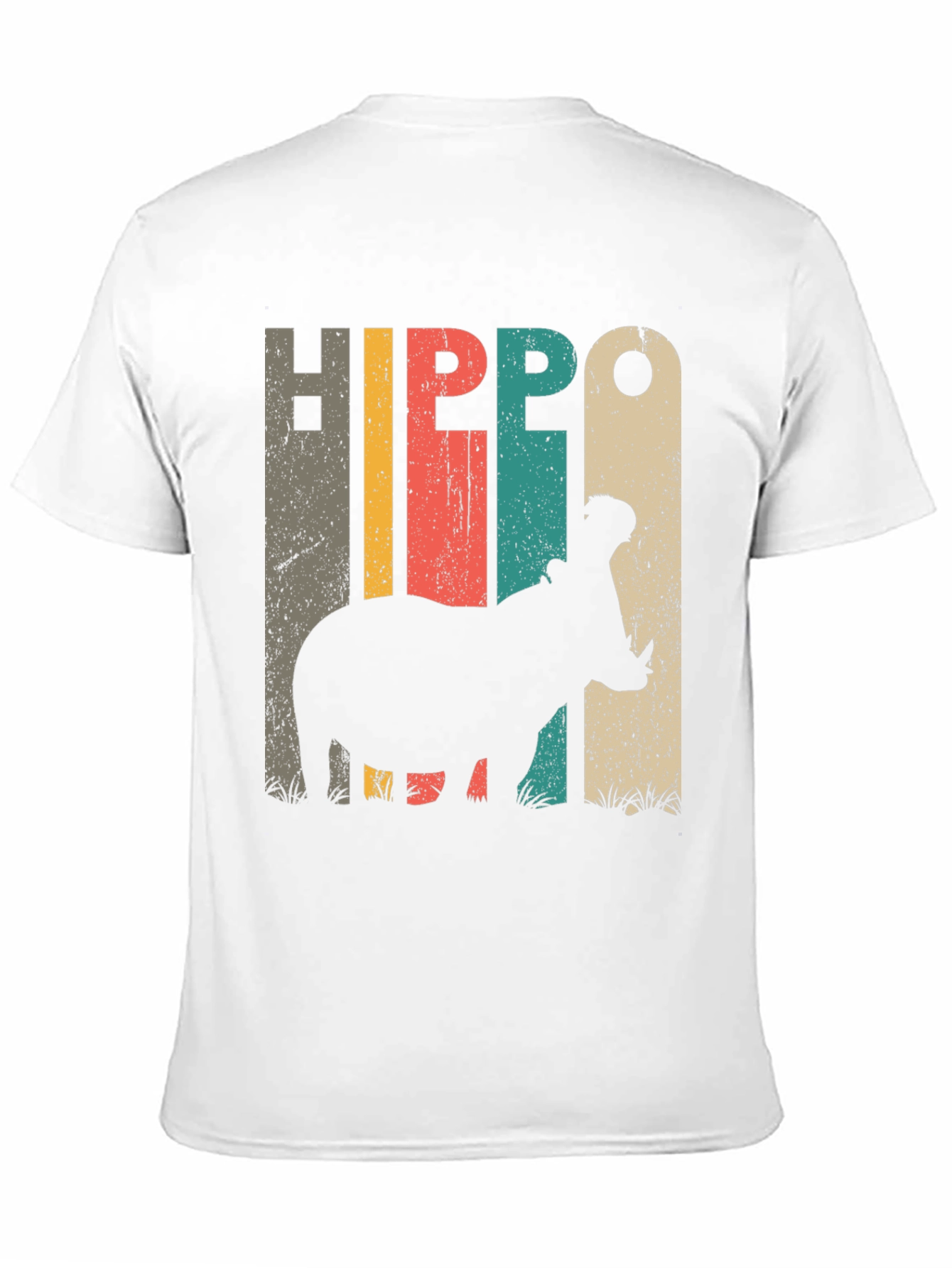 Black Vintage Hippo Graphic Tee view 11