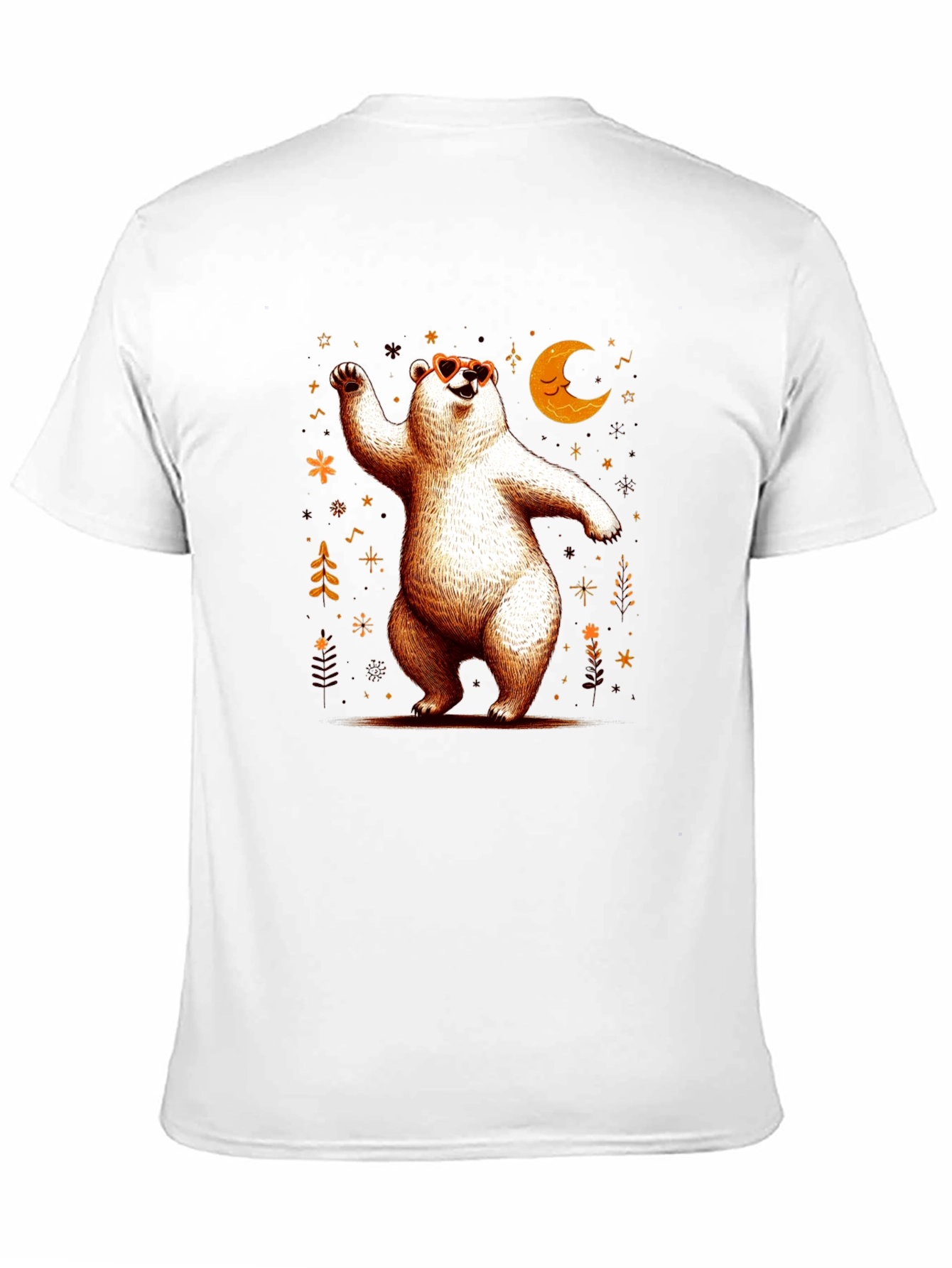 Black Cool Bear Graphic Tee view 11