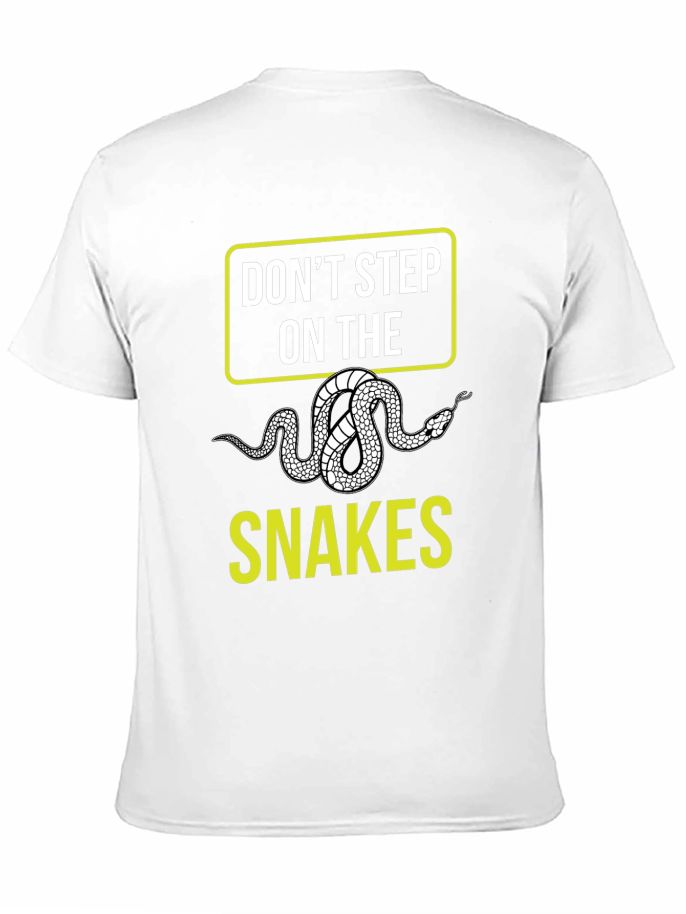 Black Don't Step on the Snakes Graphic T-Shirt view 11