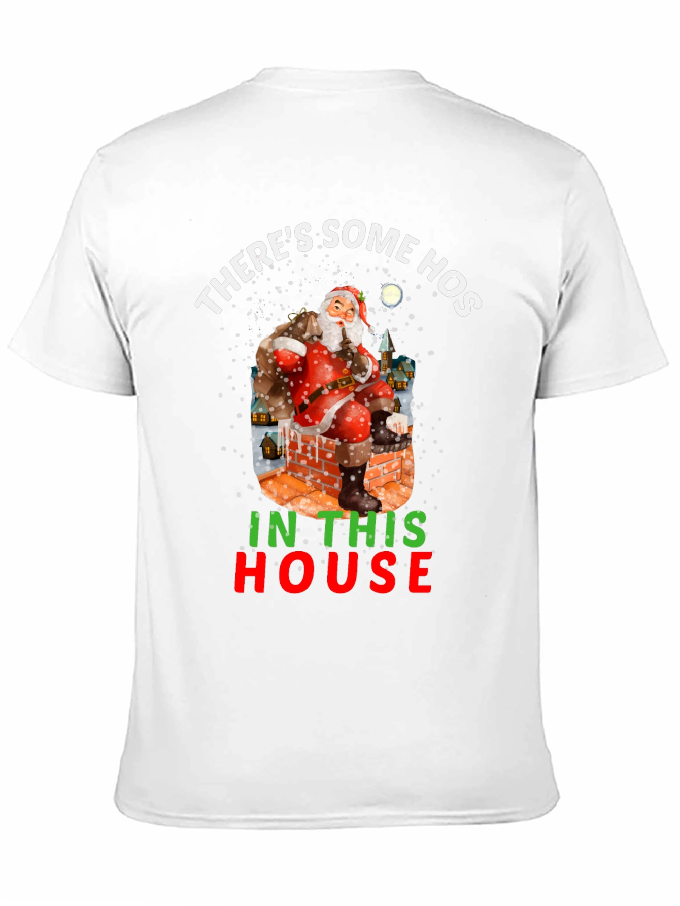 Black There's Some Hos In This House Holiday Shirt view 11