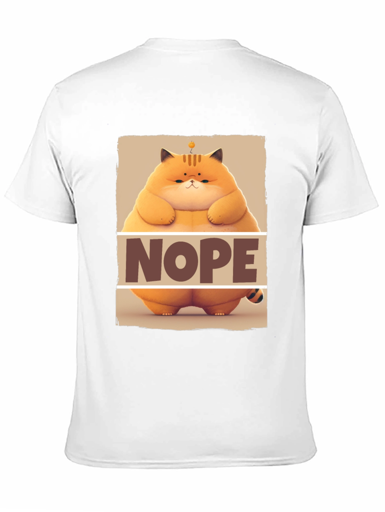 Black Nope Cat T-Shirt - Funny Graphic Tee for Cat Lovers view 11
