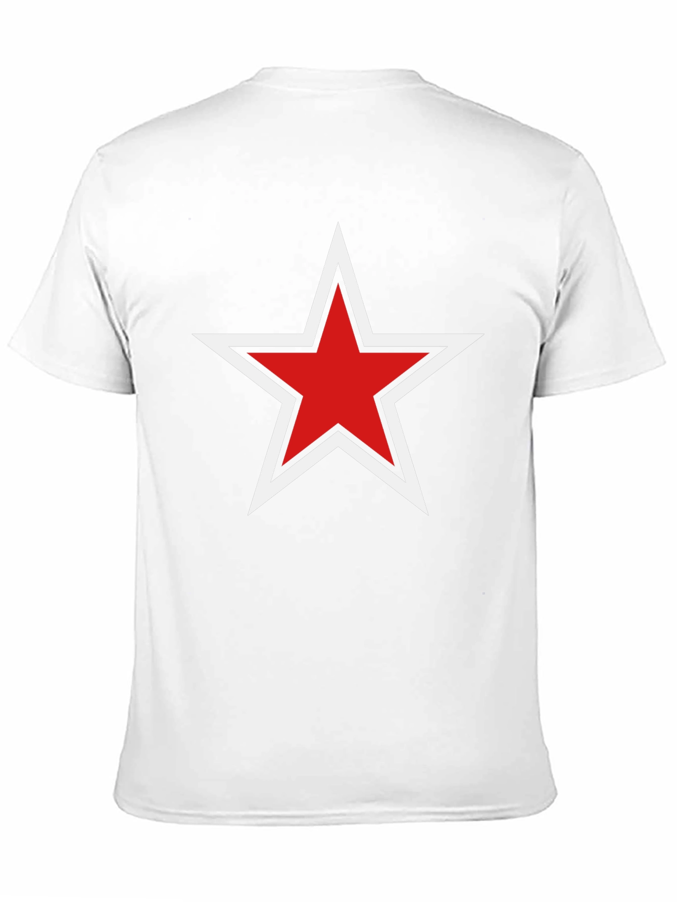 Black Red Star Graphic Black T-Shirt - Stylish Unisex Tee view 11