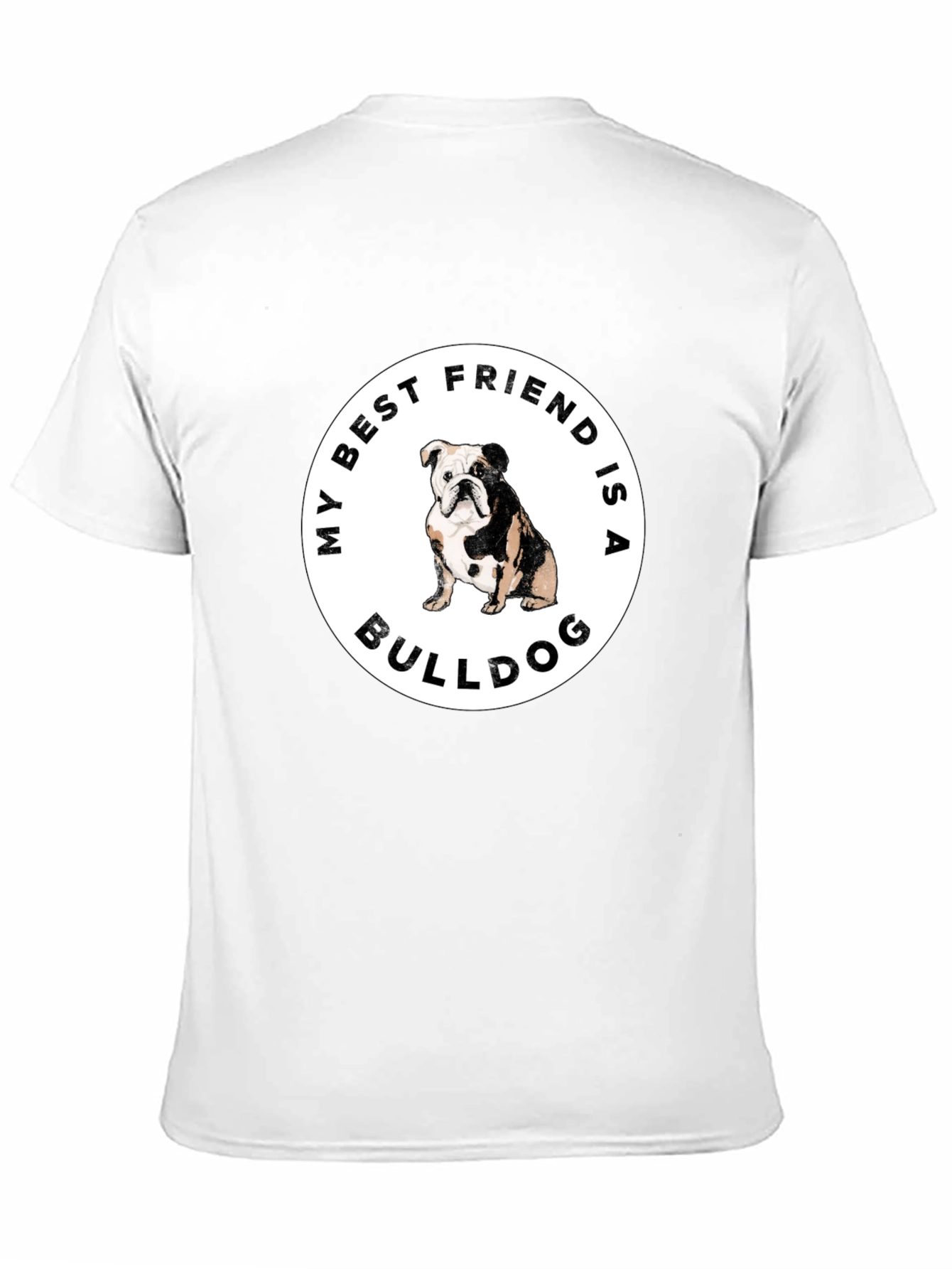 Black Bulldog Best Friend Graphic Tee view 11