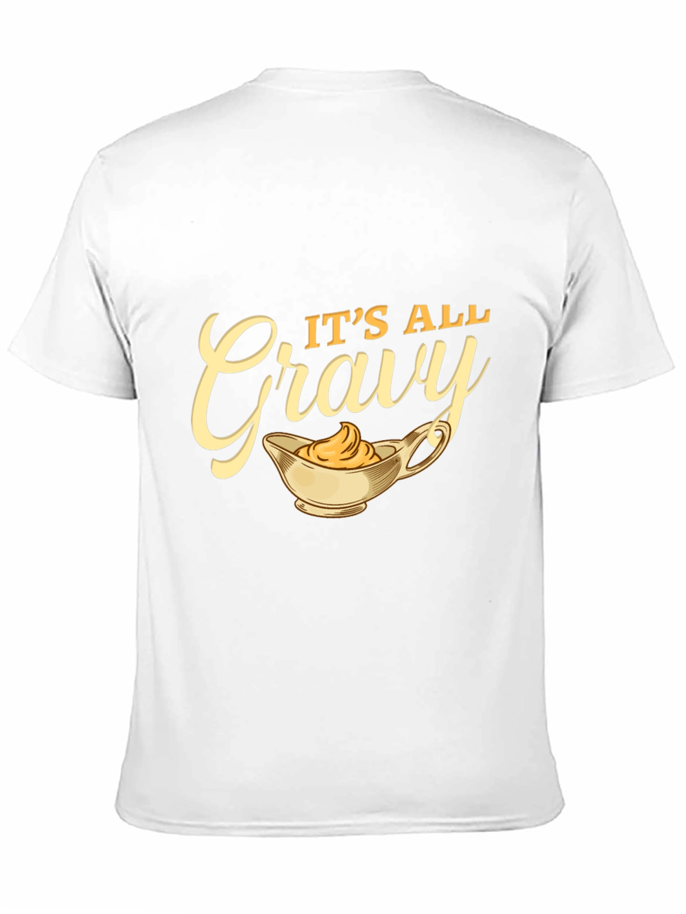 Black It's All Gravy T-Shirt - Black Cotton Blend view 11