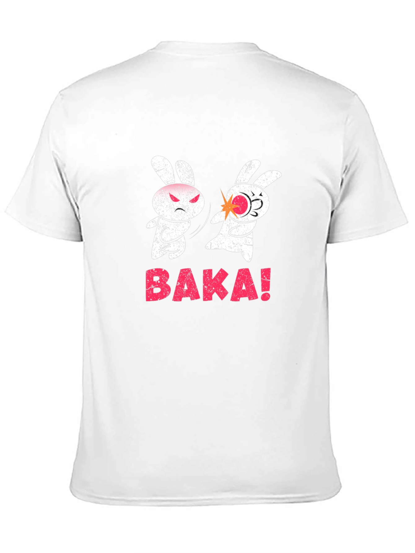 Black Baka Funny Bunny Slap T-Shirt view 11