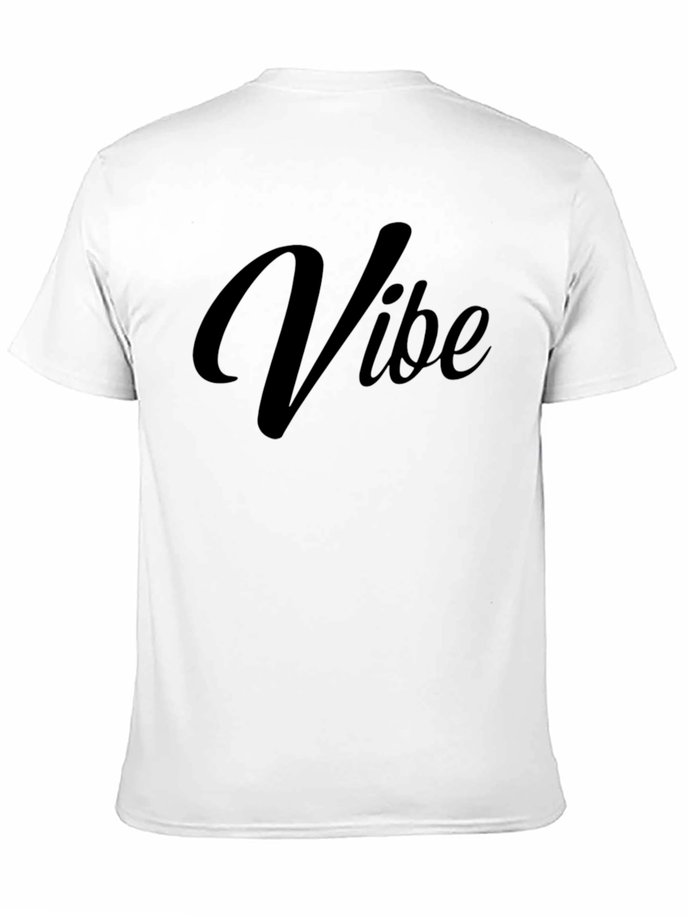 Black Vibe Black T-Shirt - Casual Men's Tee view 11