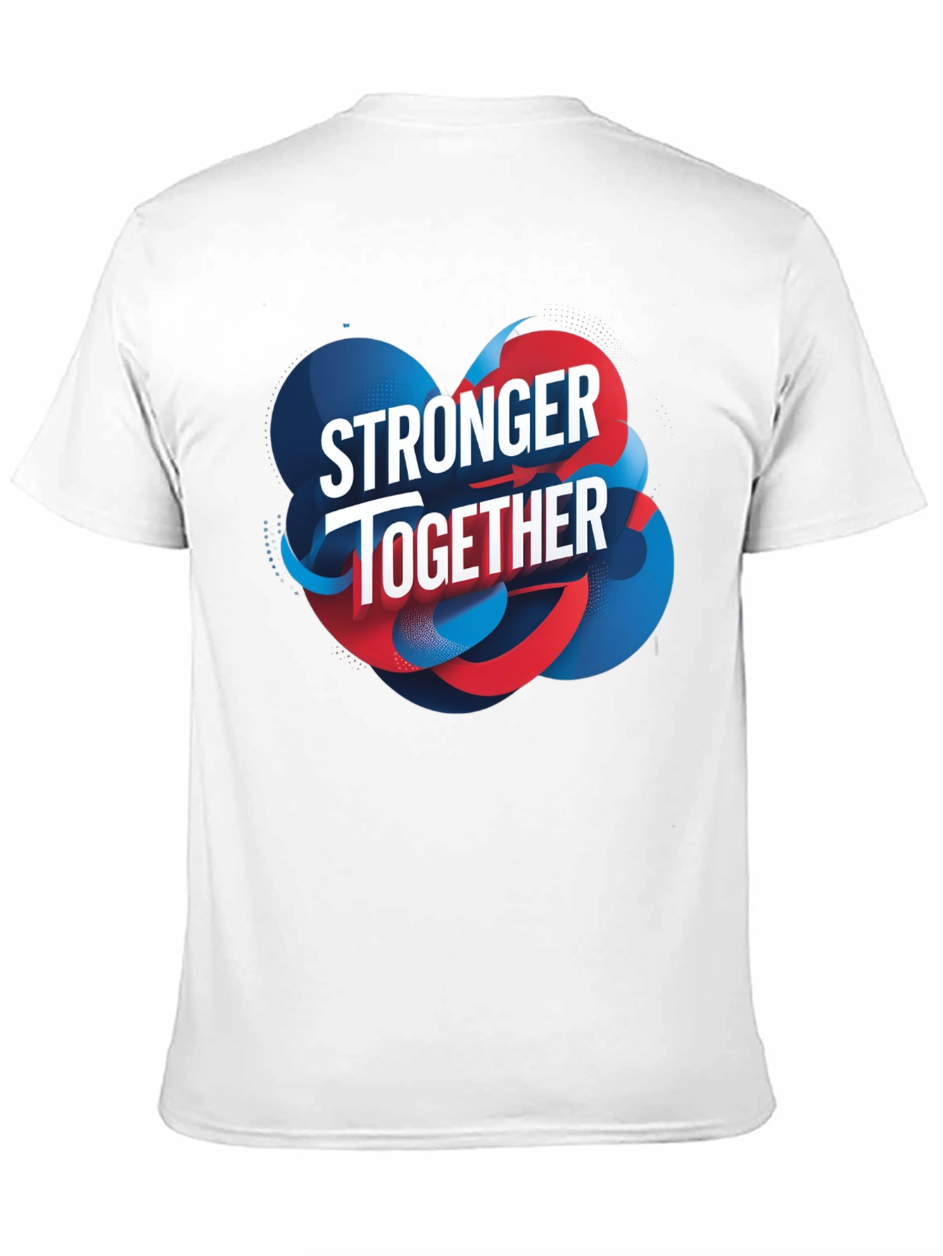 Black Stronger Together Graphic Black T-Shirt view 11