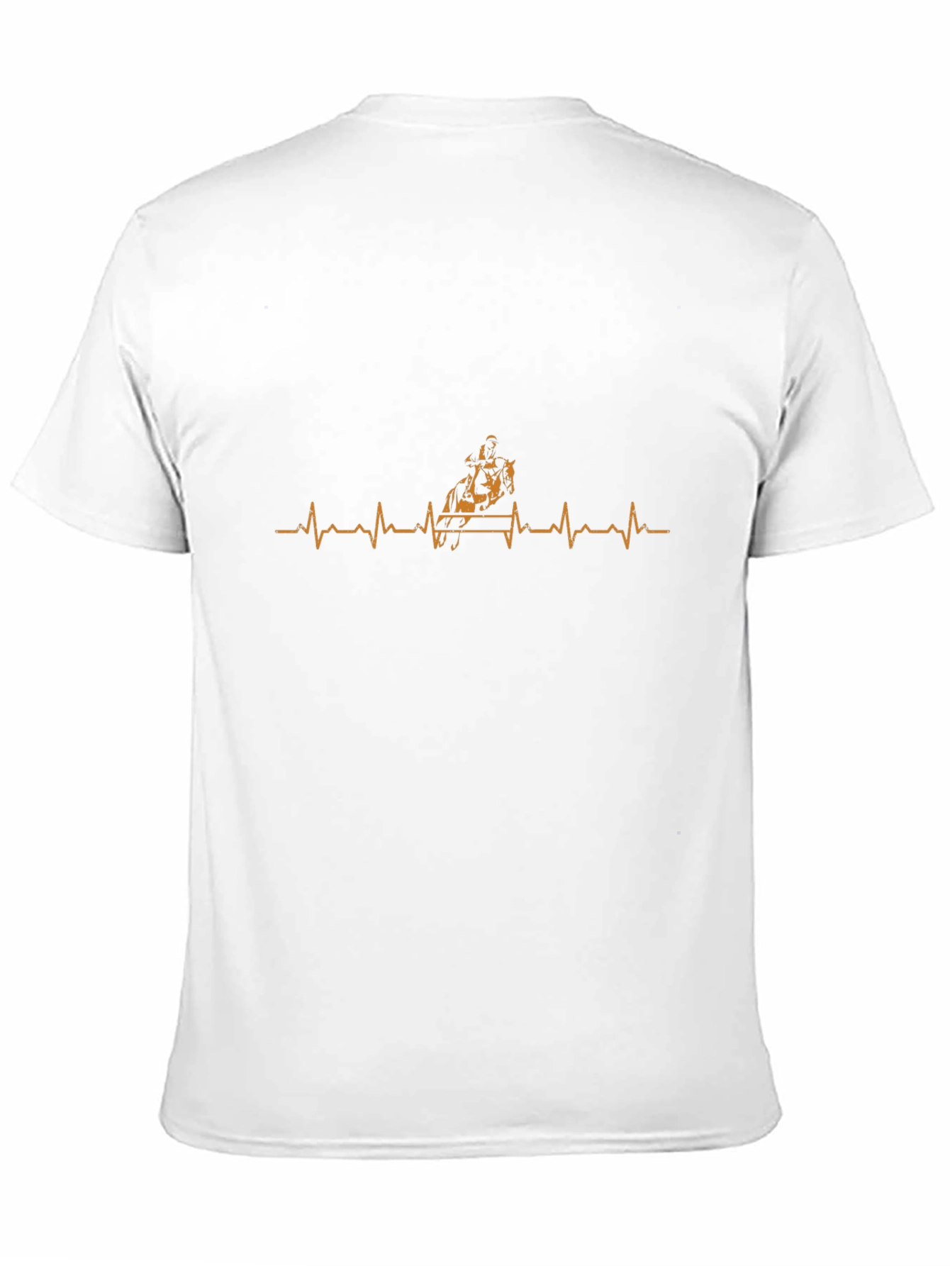 Black Heartbeat Chariot T-Shirt - Black Graphic Tee view 11