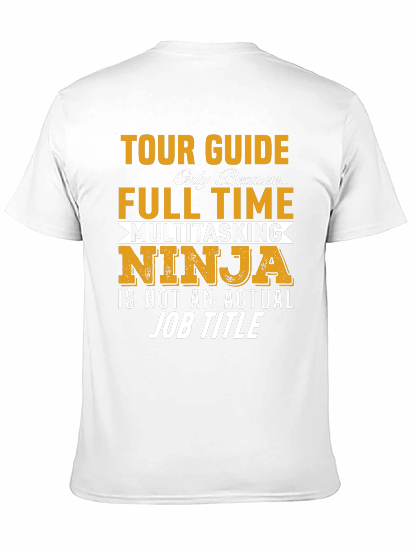 Black Tour Guide Novelty Graphic Tee view 11