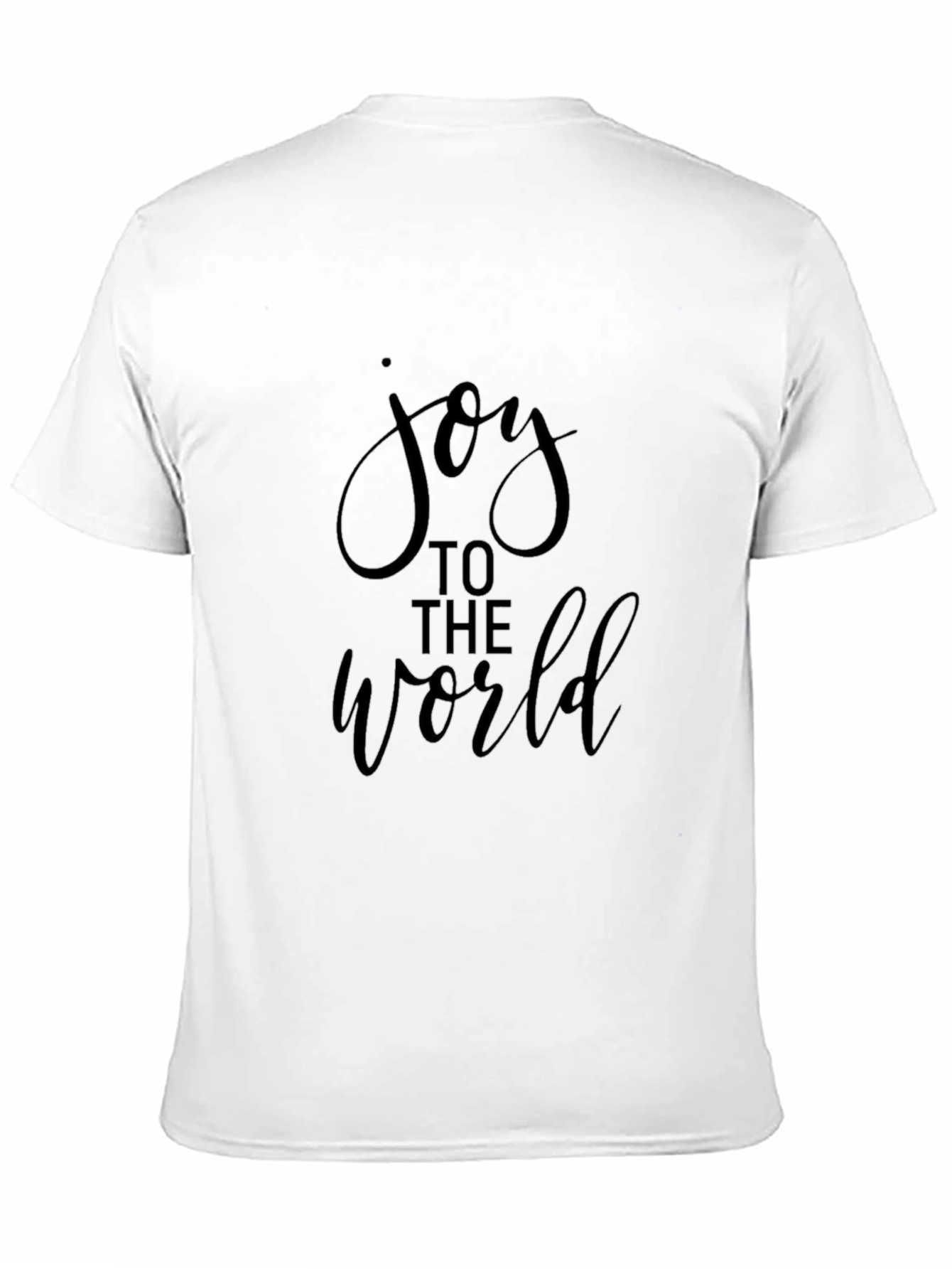 Black Joy To The World Black Graphic Tee view 11