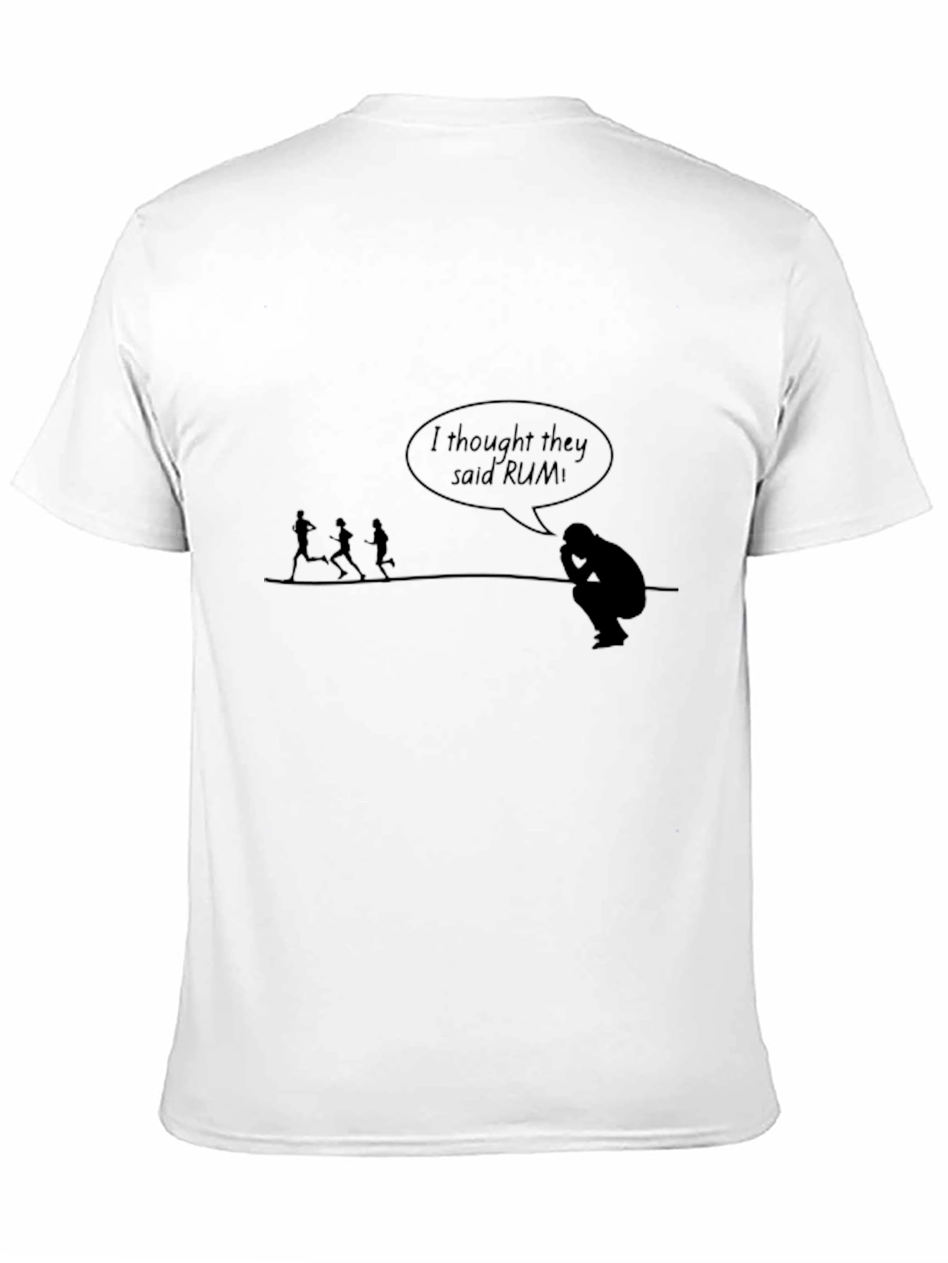 Black Funny "I Thought They Said Rumi" Graphic Tee view 11