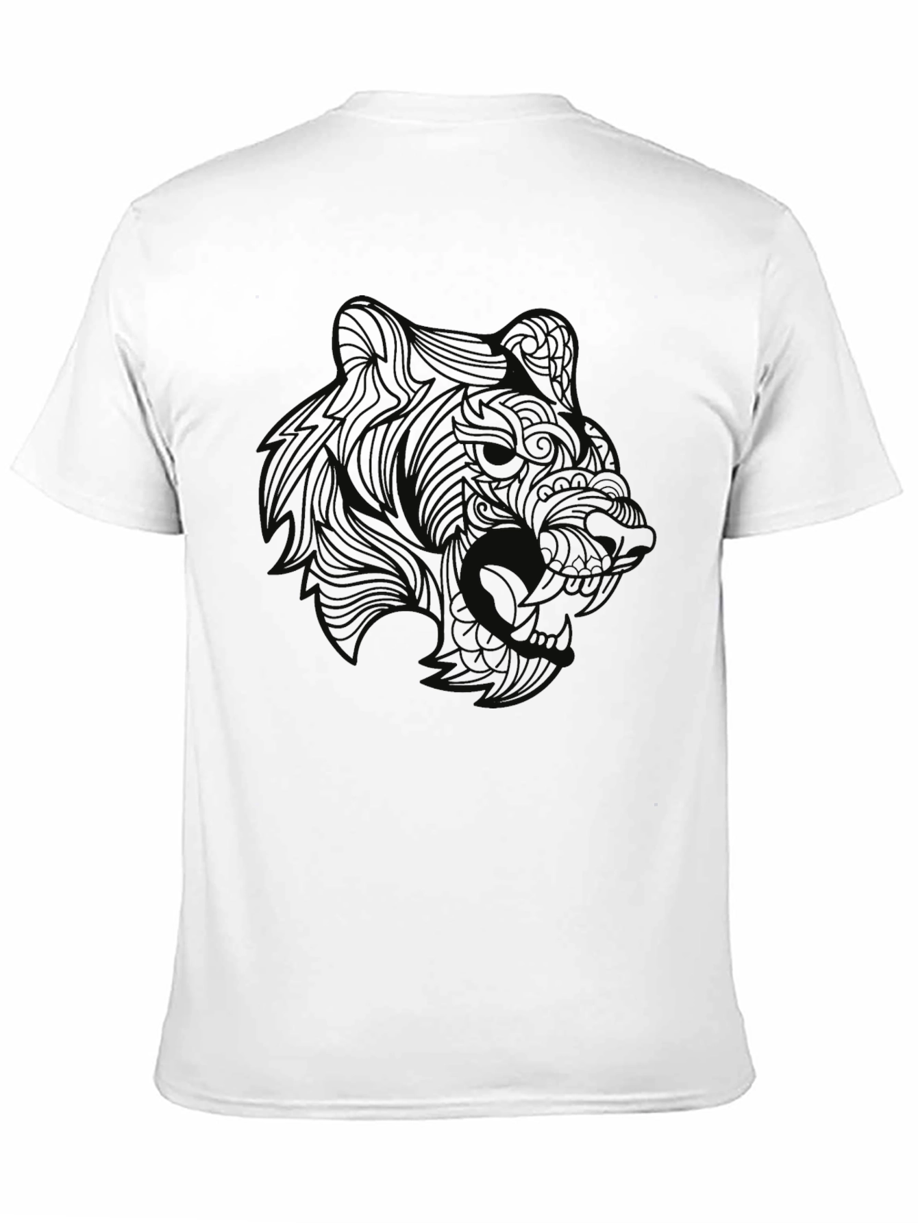 Black Men's Black Bear Graphic Tee view 11