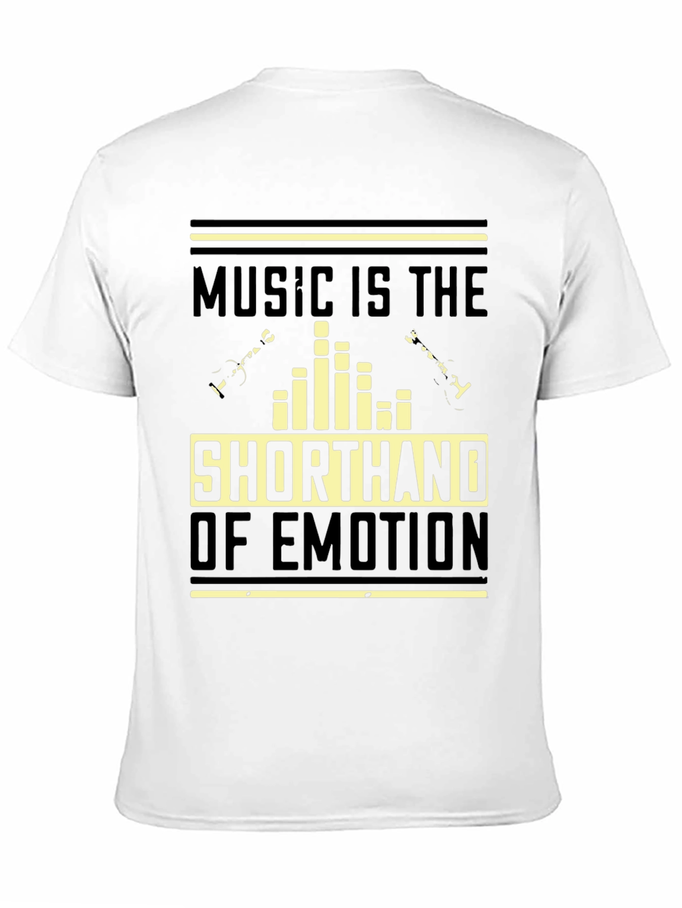 Black Music is the Shorthand of Emotion Graphic Tee view 11