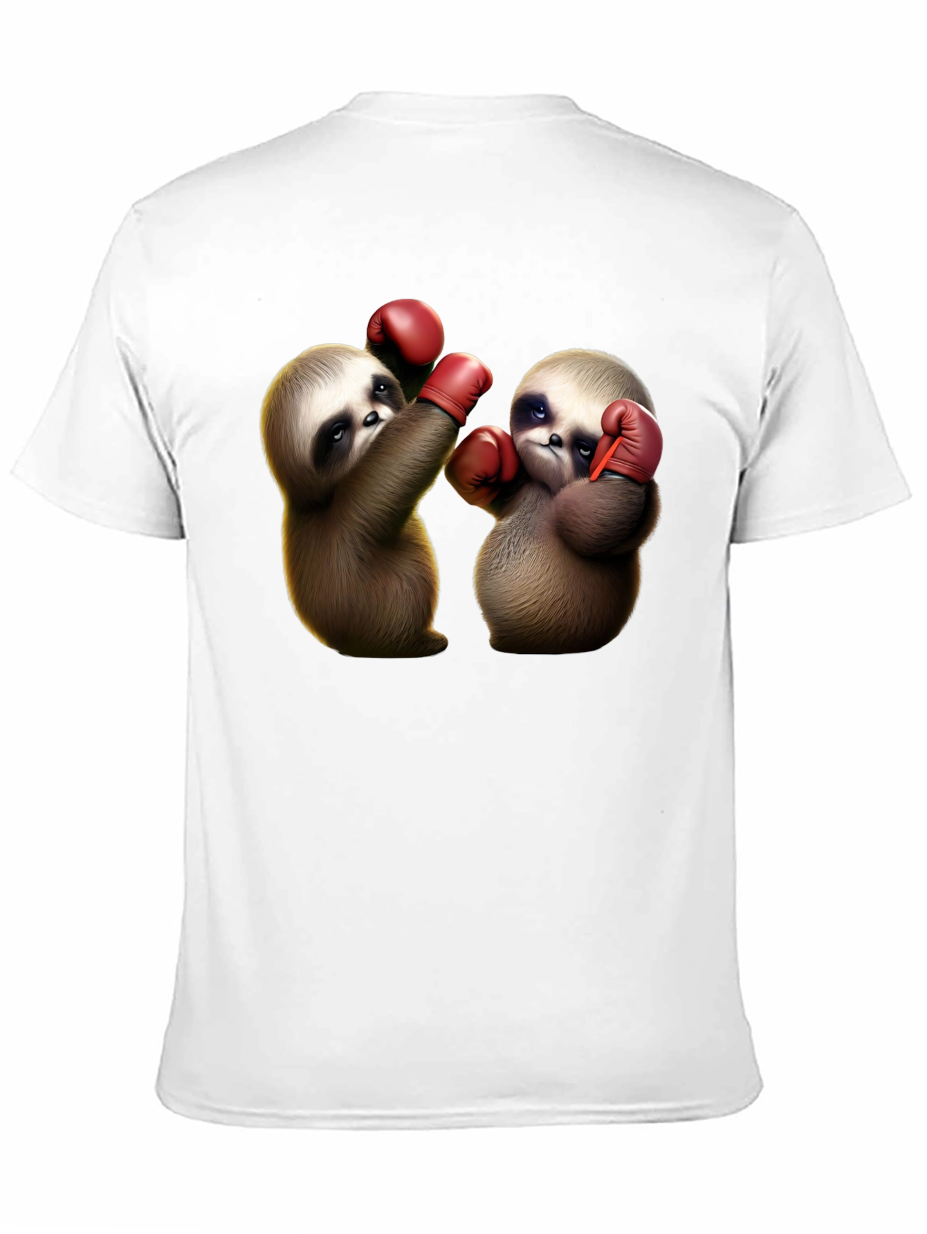 Black Boxing Sloth Graphic Tee view 11