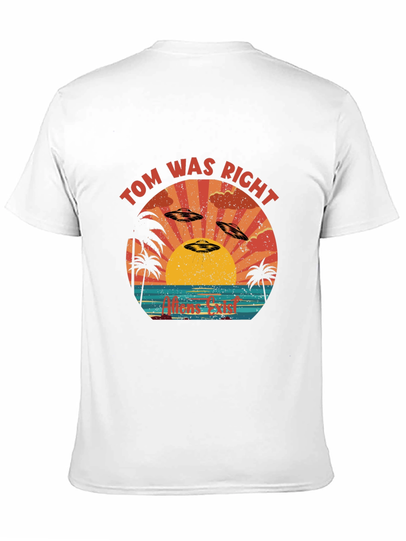 Black Tom Was Right Alien UFO T-Shirt view 11