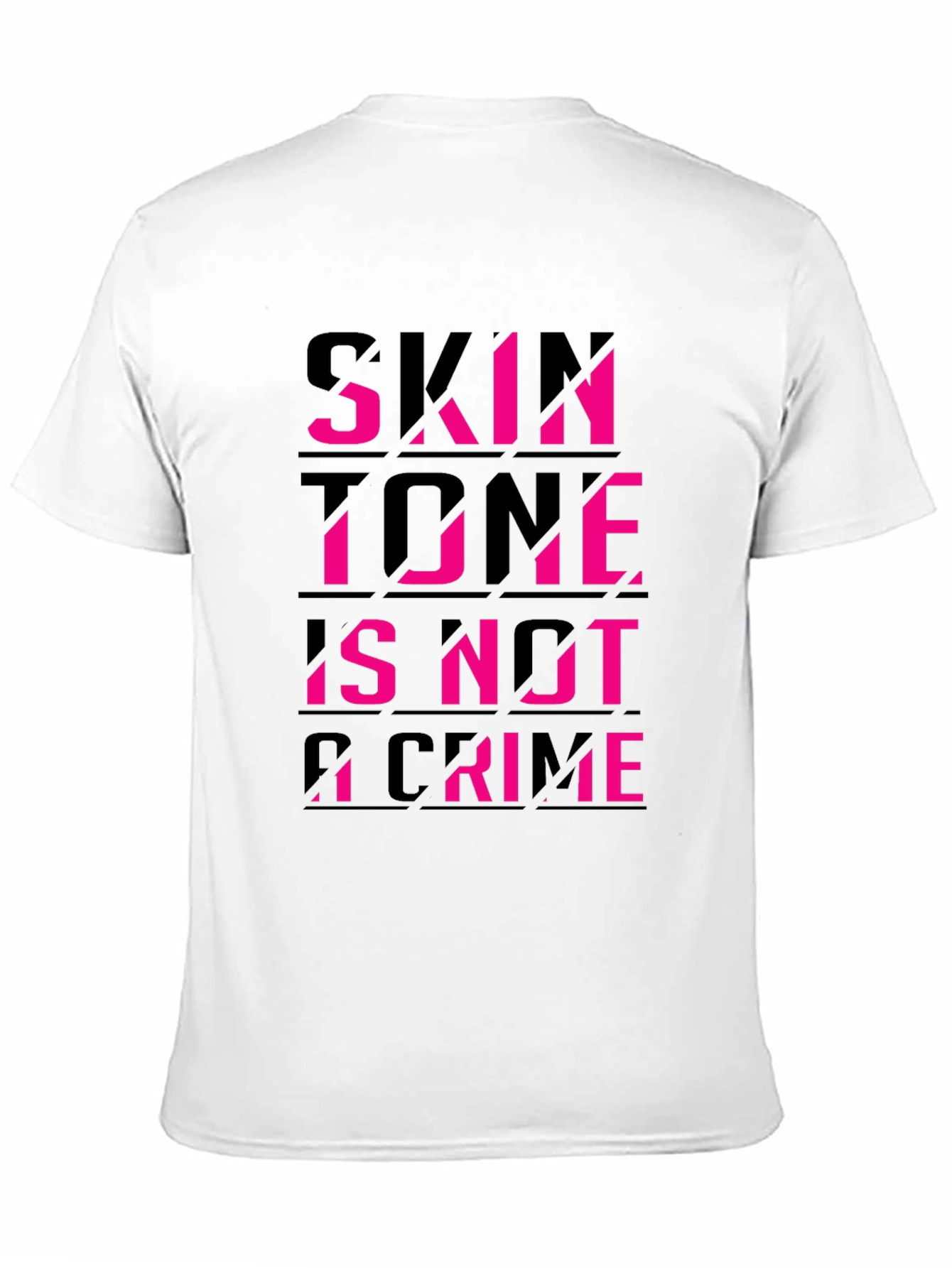 Black Skin Tone Is Not A Crime Black Tee view 11