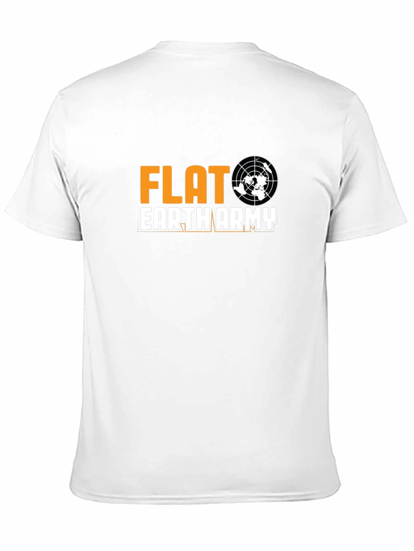 Black Flat Earth Army Graphic T-Shirt view 11