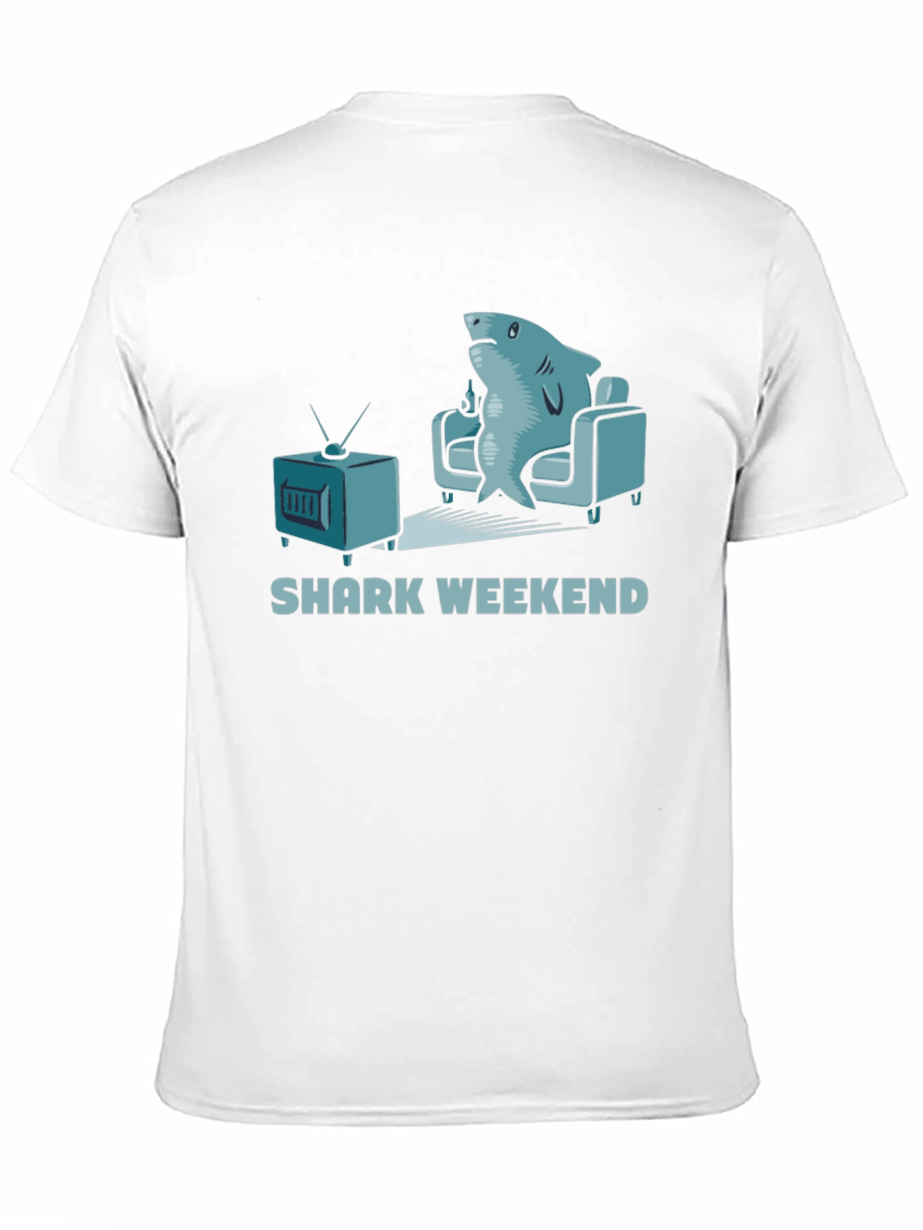 Black Shark Weekend Black Graphic Tee view 11