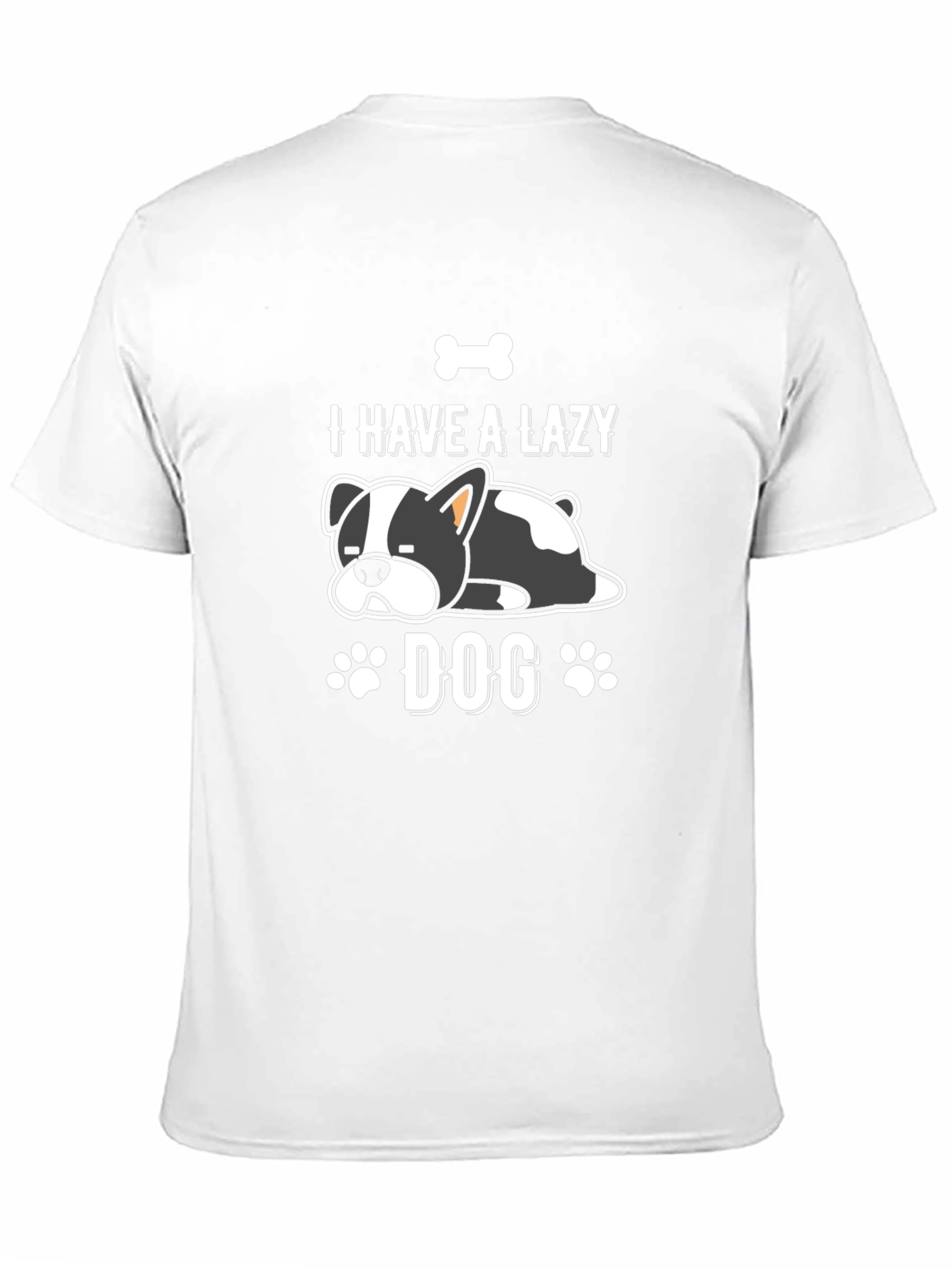 Black Lazy Dog Graphic T-Shirt - Black view 11