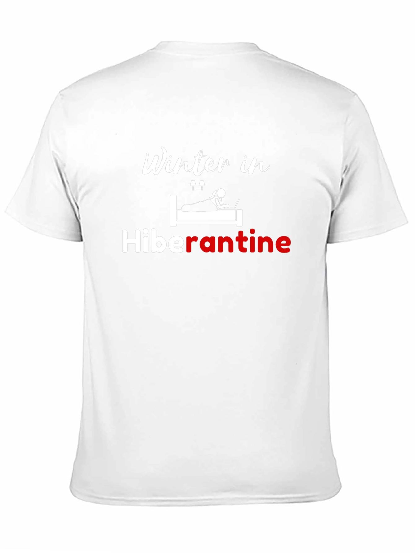 Black Winter Hiberantine Graphic T-Shirt view 11