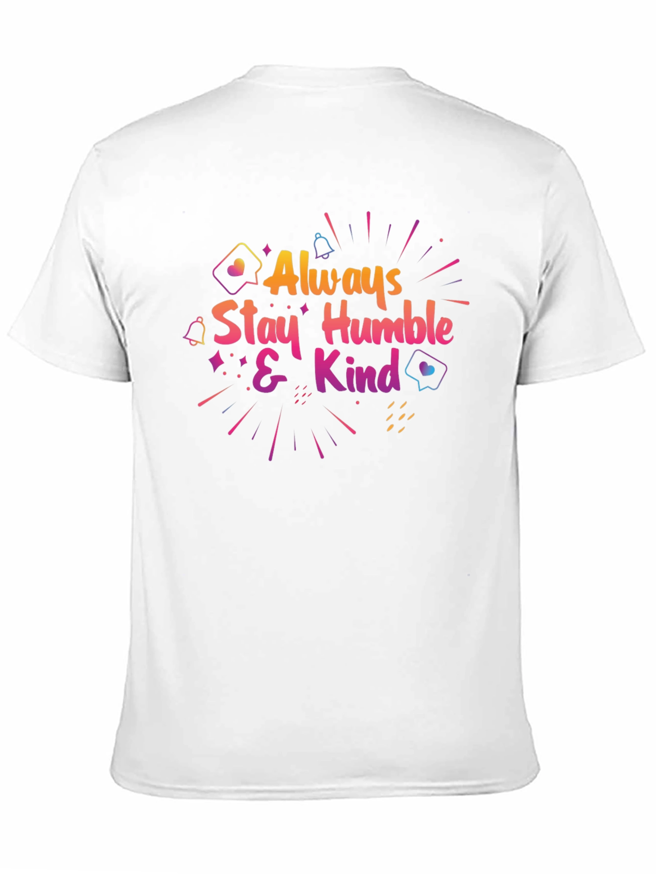 Black Always Stay Humble & Kind Graphic Tee view 11
