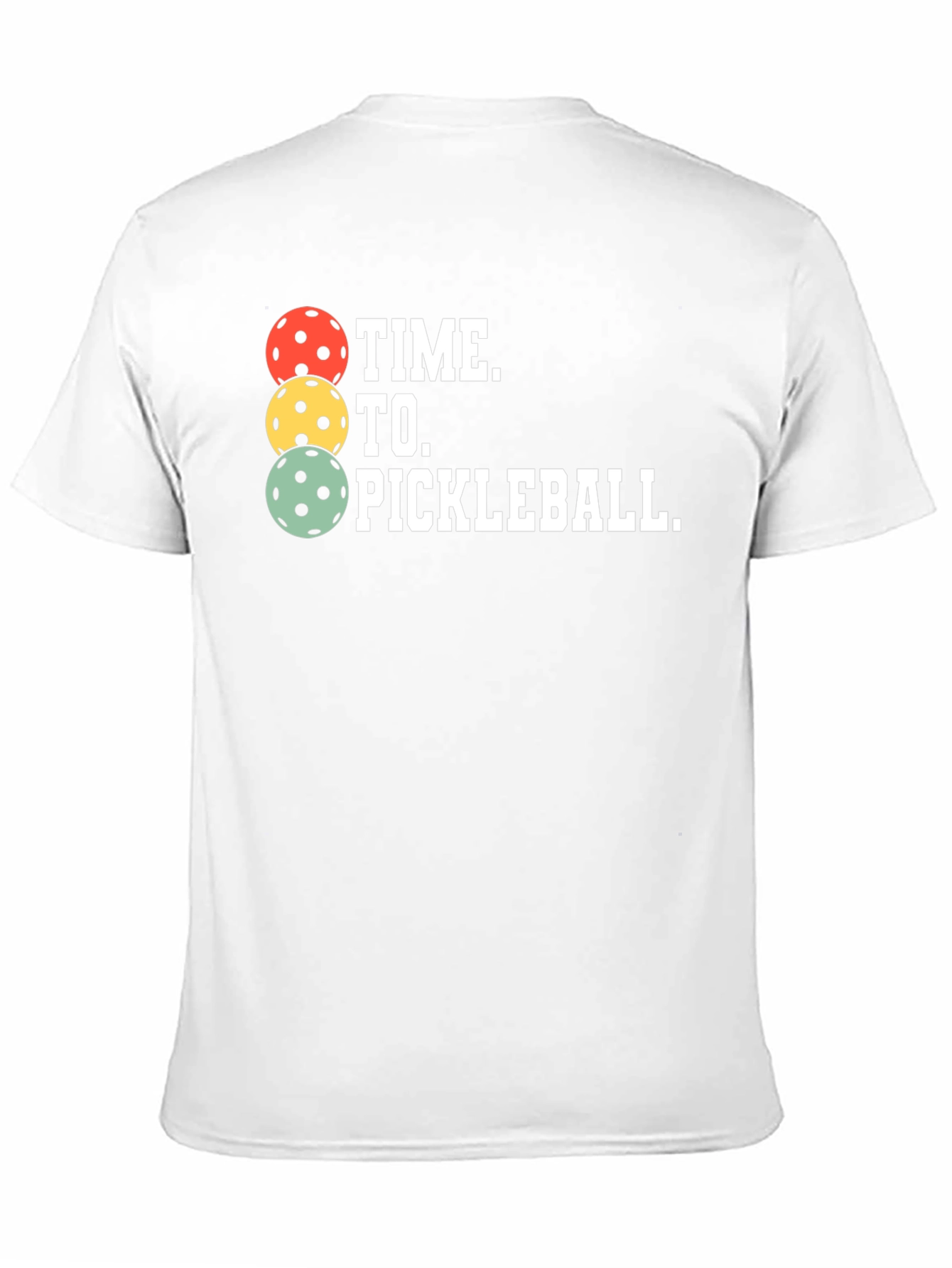 Black Time to Pickleball T-Shirt view 11