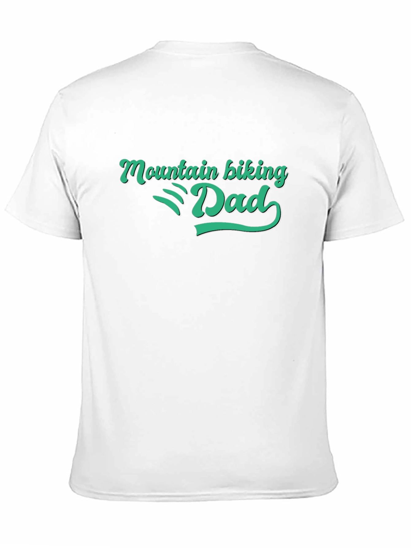 Black Mountain Biking Dad Tee - Black view 11