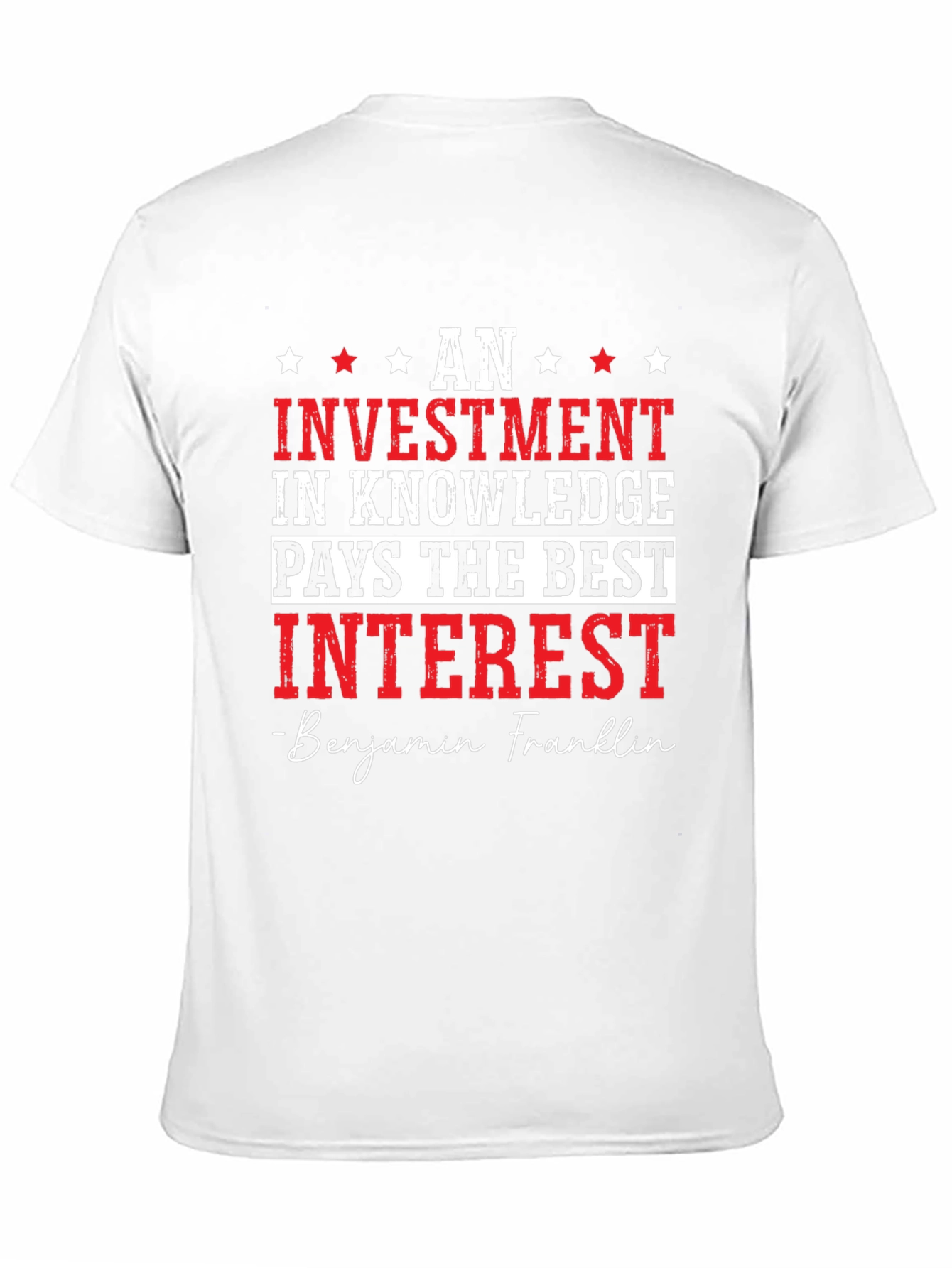 Knowledge Investment T-Shirt - 11