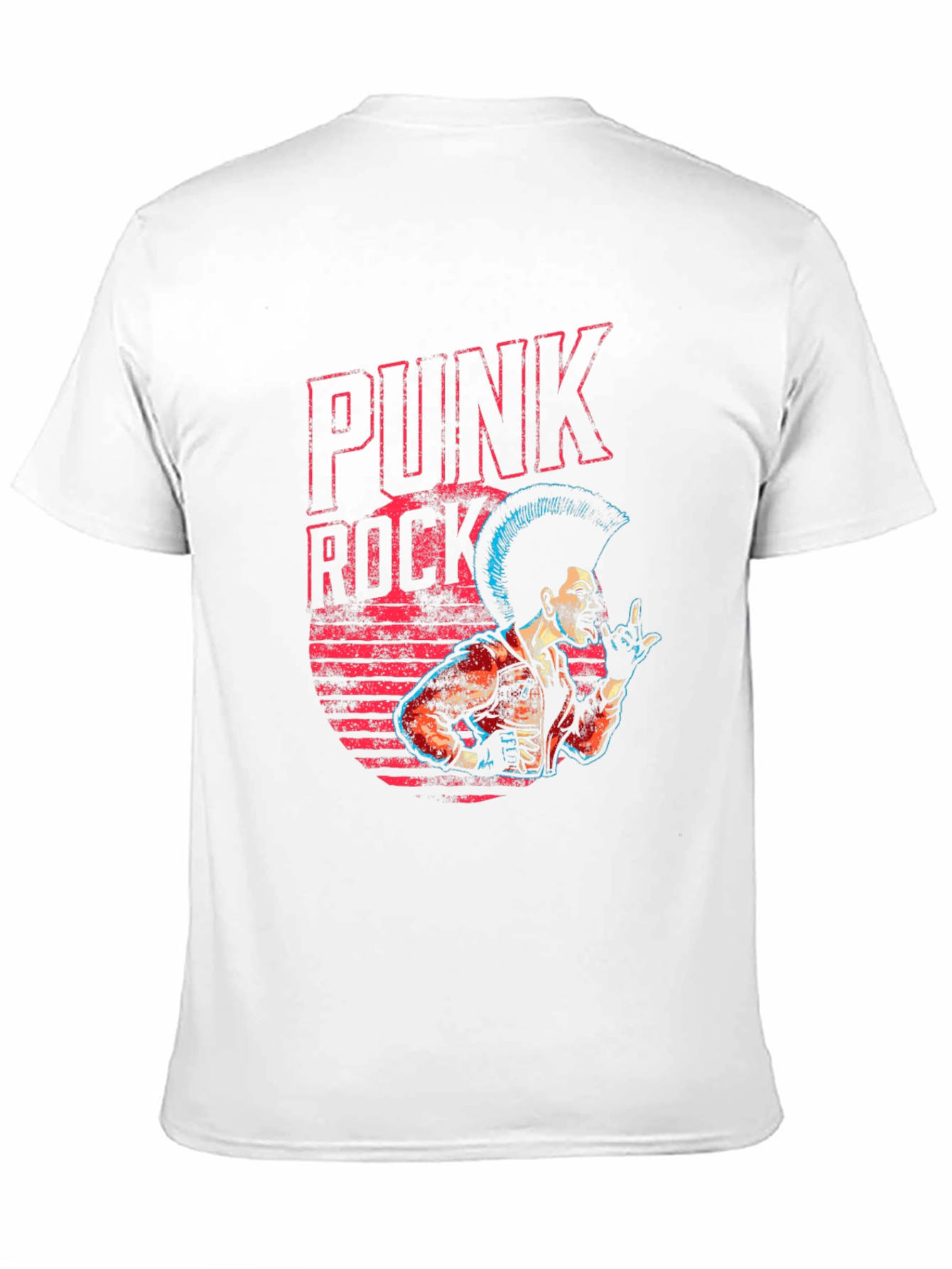 Black Punk Rock T-Shirt - Black Graphic Tee view 11
