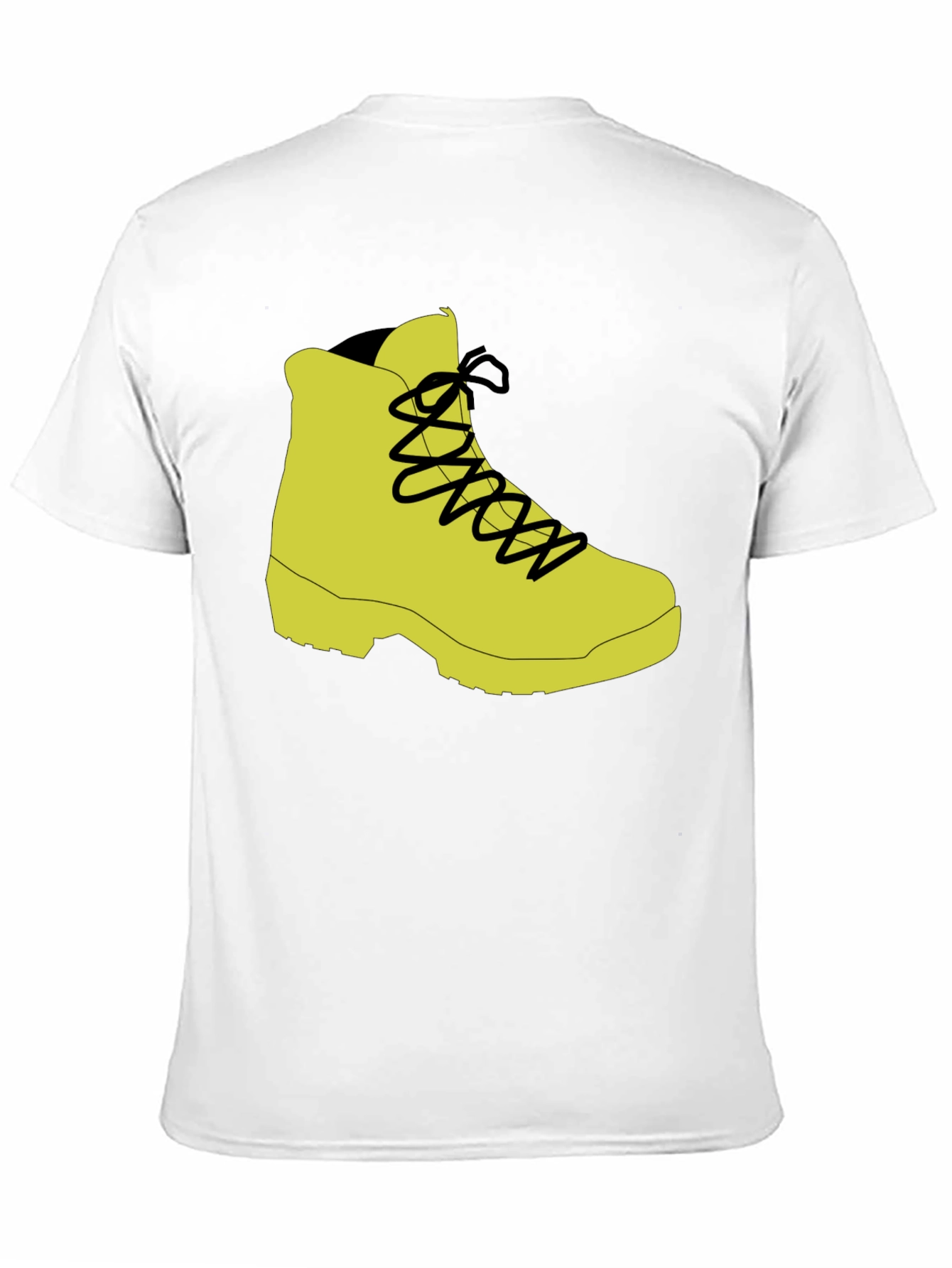 Black Hiking Boot Graphic Tee - Black view 11
