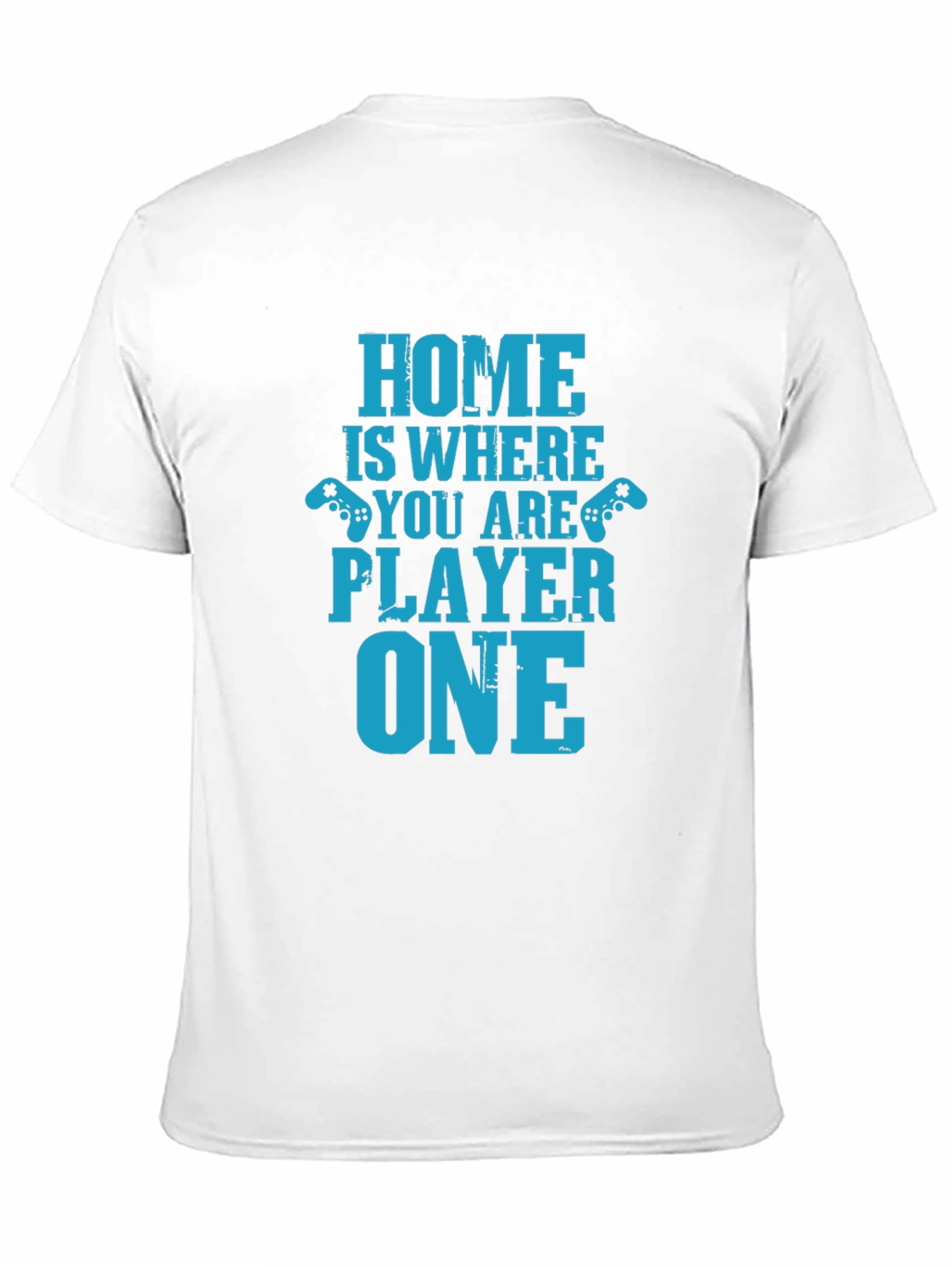 Black Home Is Where You Are Player One Black T-Shirt view 11