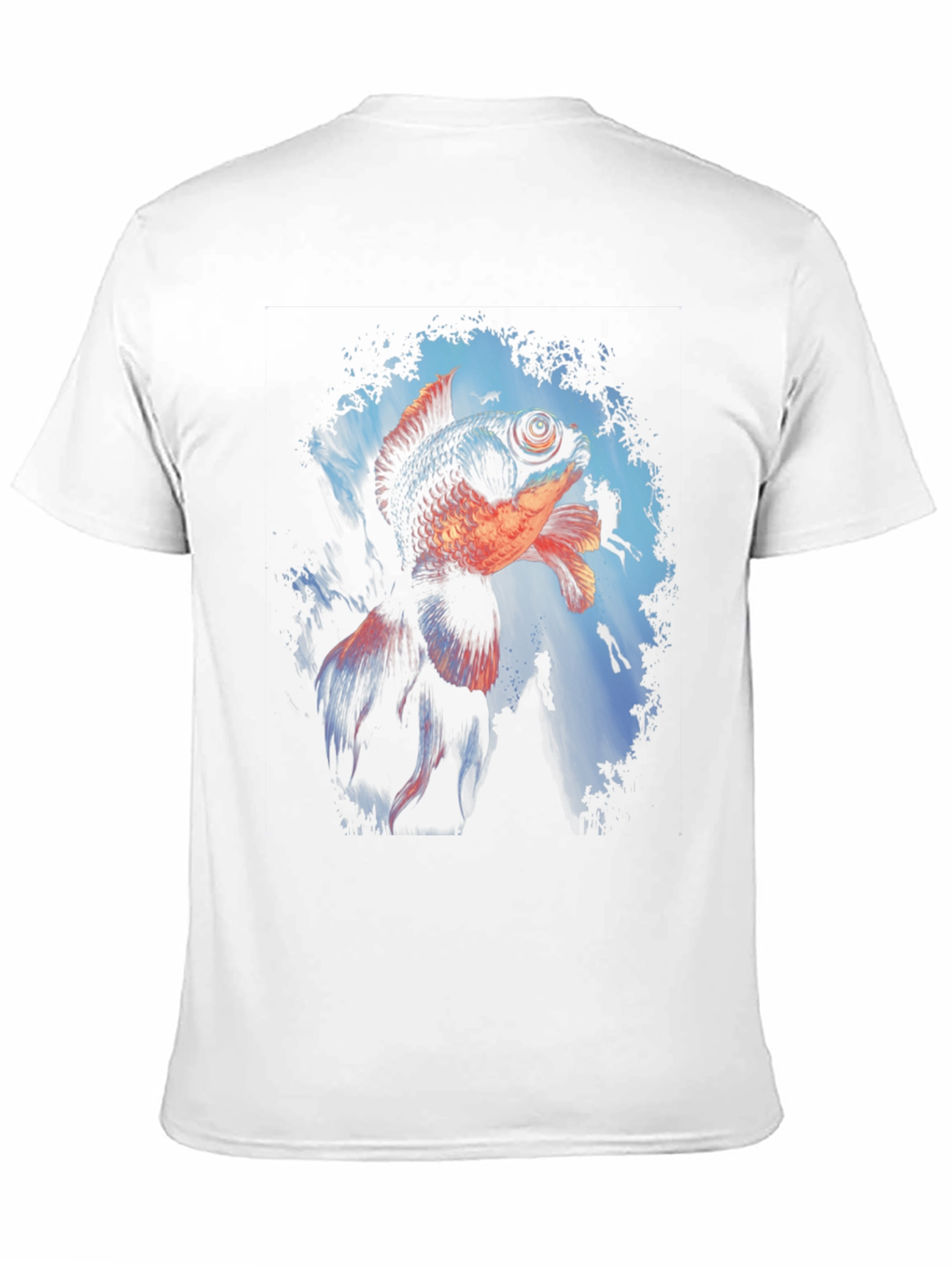 Black Goldfish Graphic Black Tee view 11