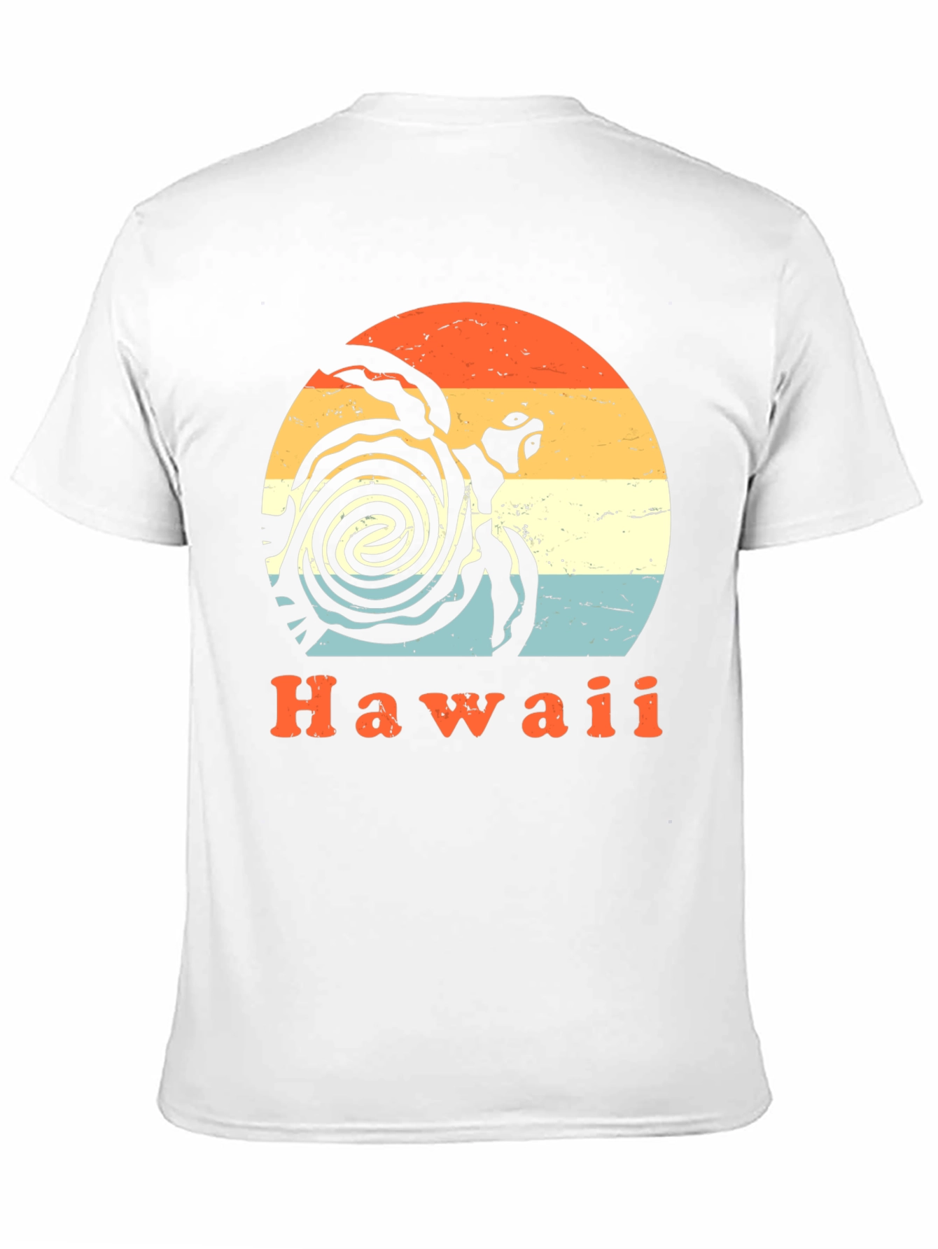 Black Retro Hawaii Turtle T-Shirt - Vintage Style view 11