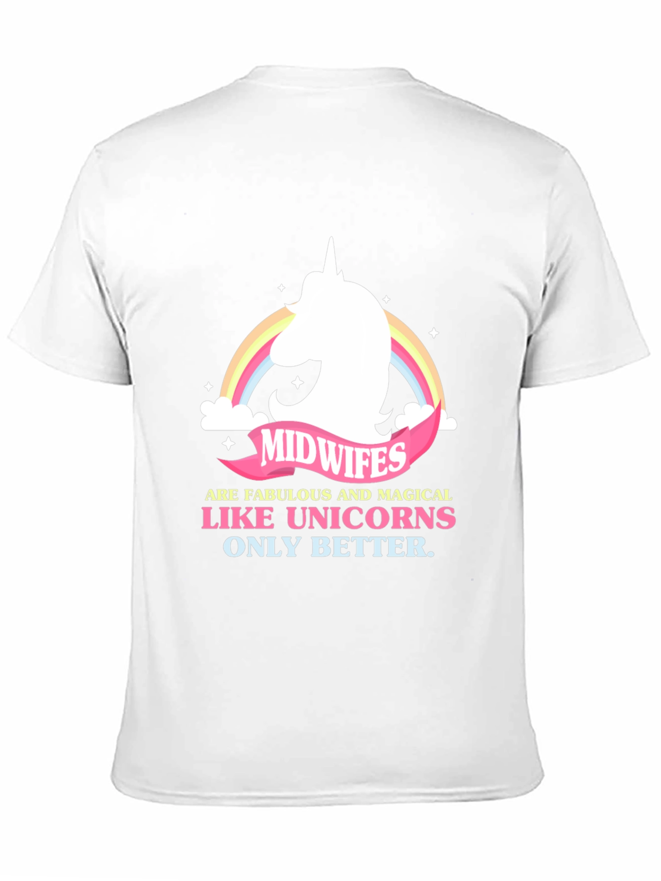 Black Magical Midwives Unicorn T-Shirt view 11
