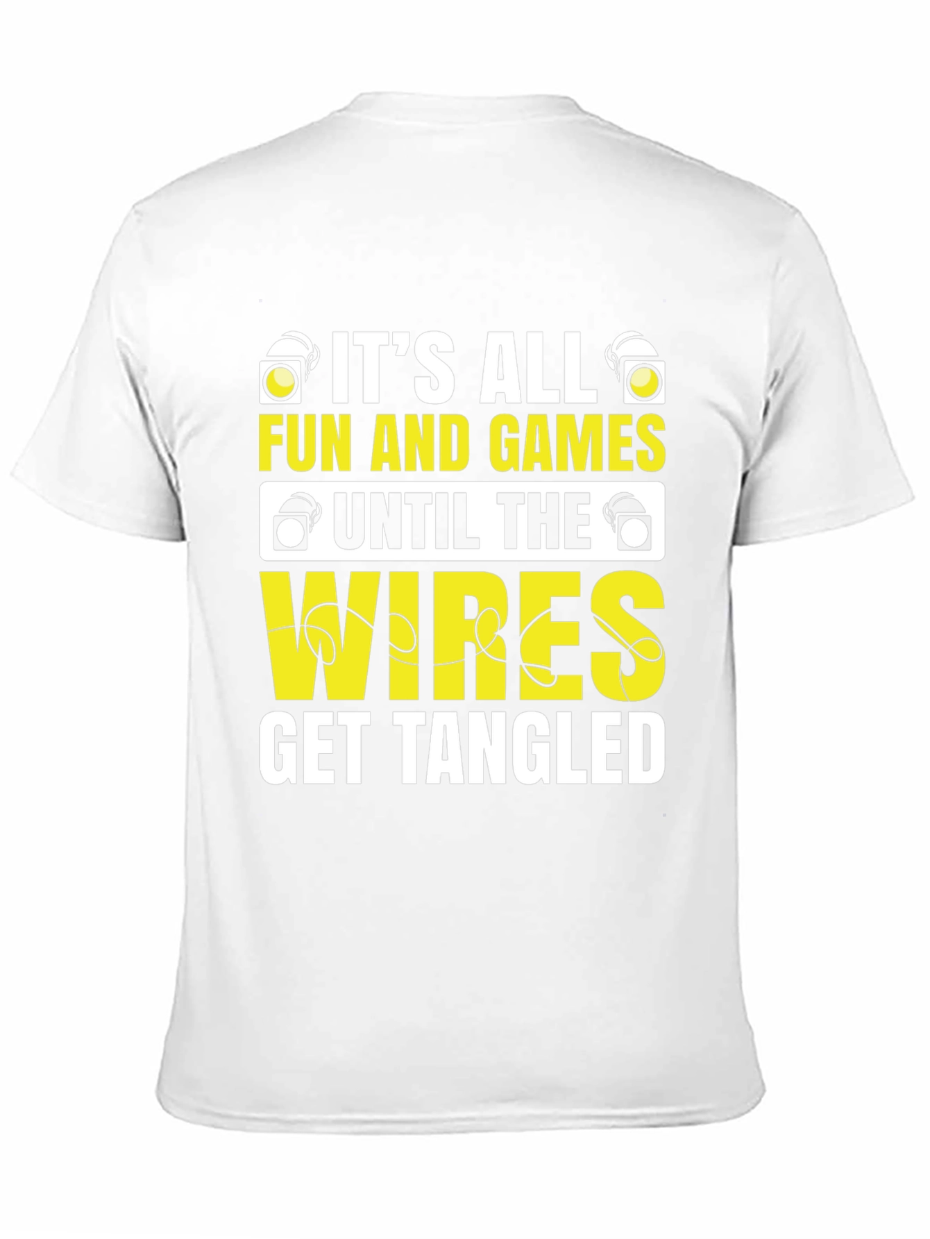 Black It's All Fun and Games Men's T-Shirt view 11
