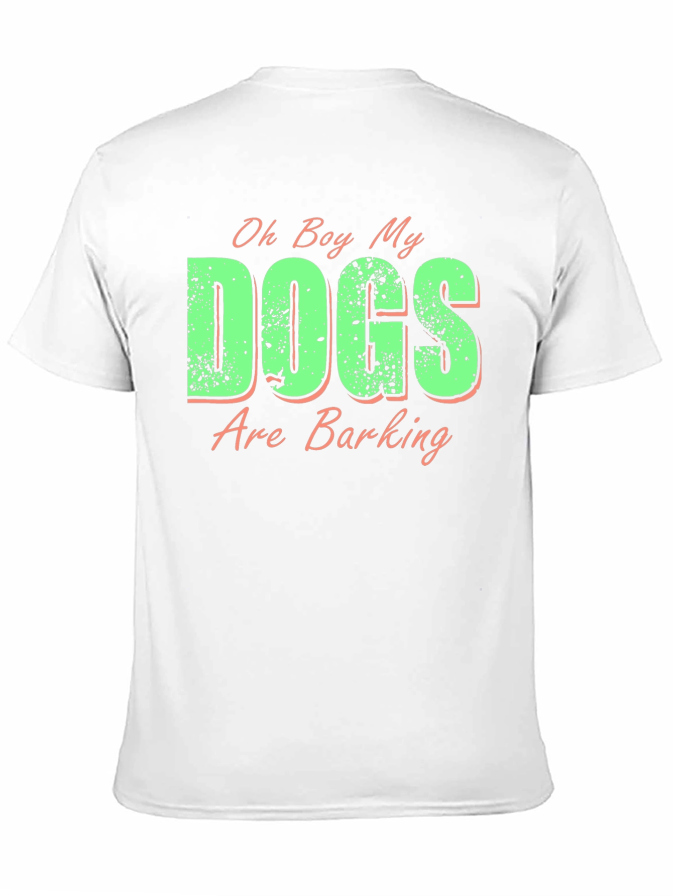 Black Funny "Dogs Are Barking" Graphic Tee view 11