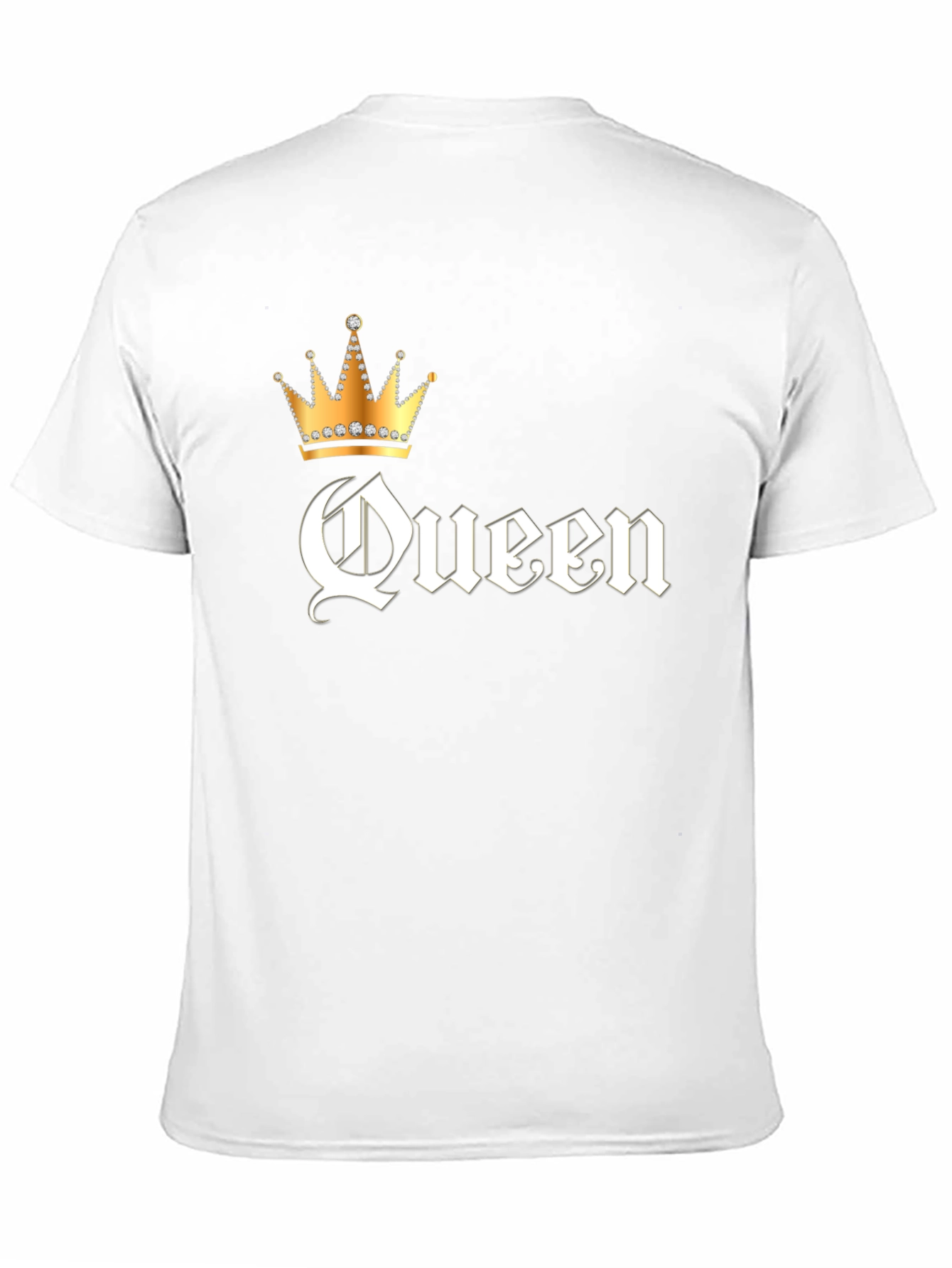 Black Queen Crown Graphic Black T-Shirt view 11