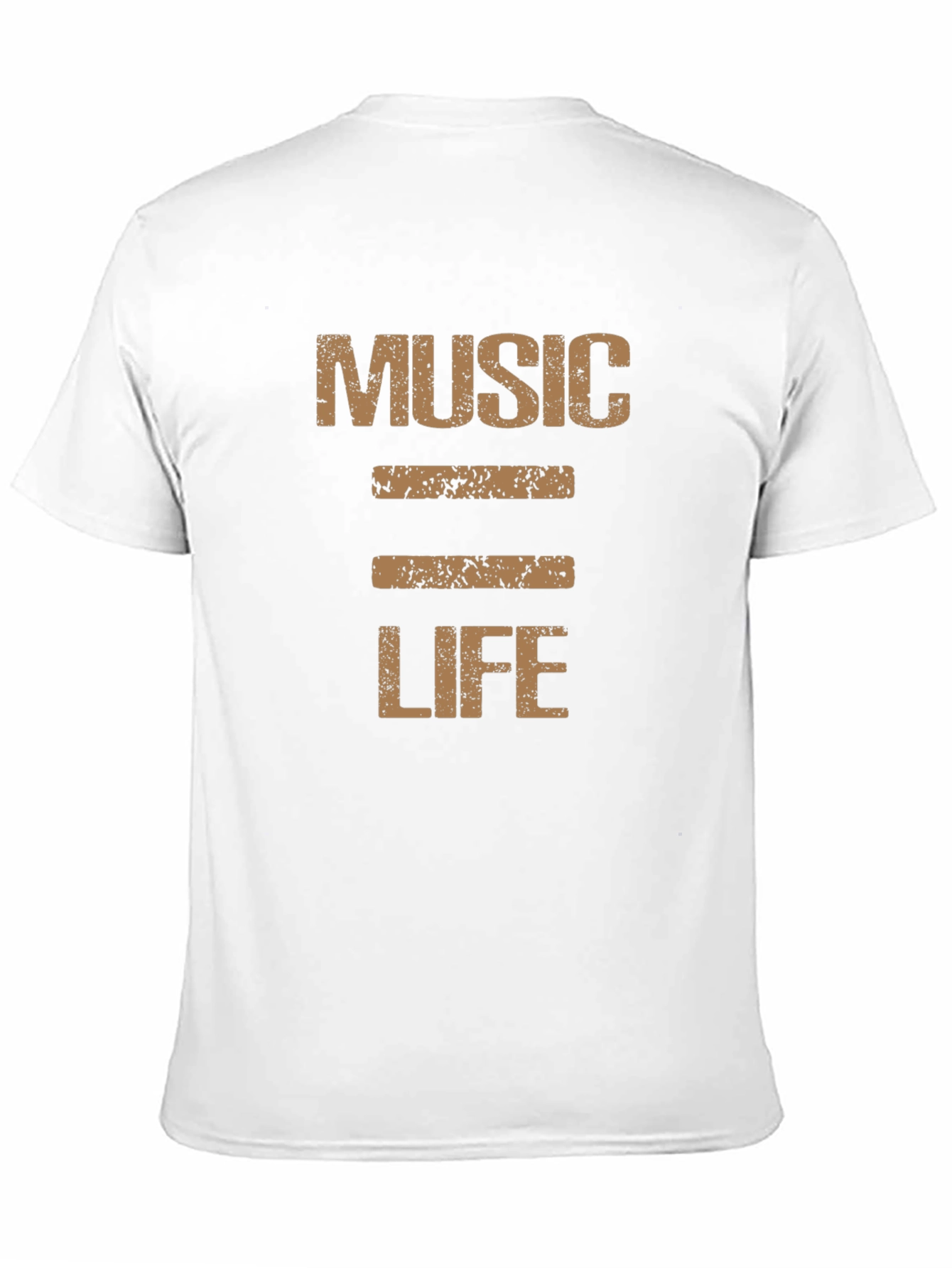 Black Music = Life Graphic Tee - Black T-Shirt view 11